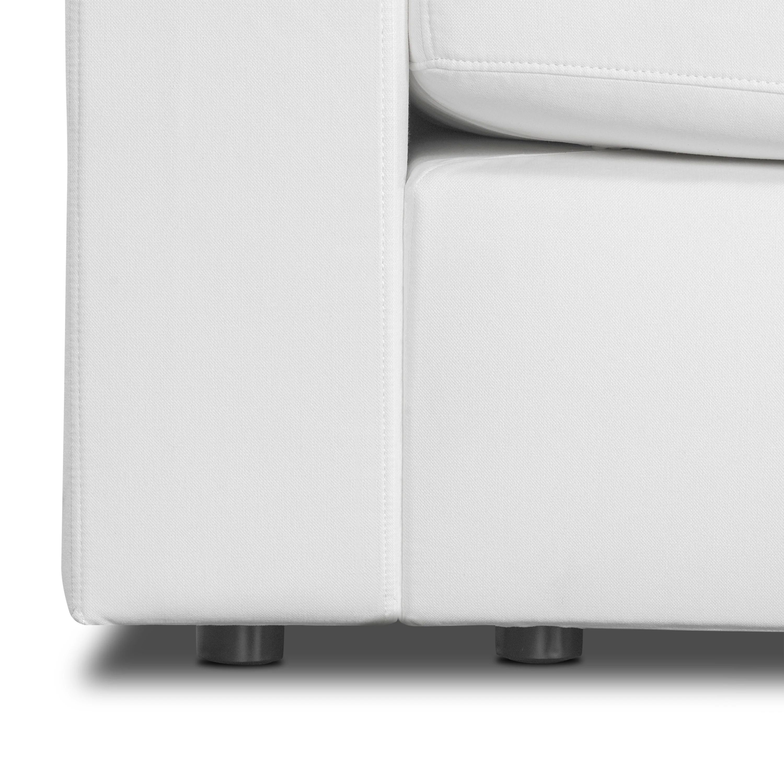 2-Seat Vari Modular Sofa | Cotton White - Image 7