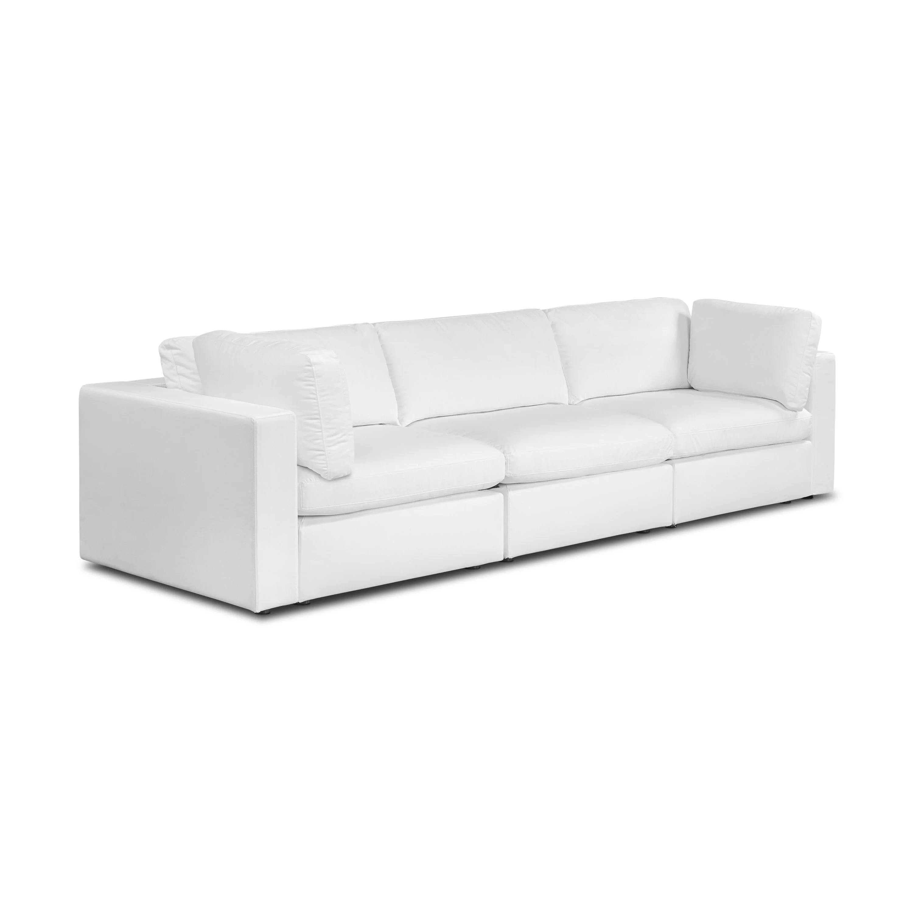 3-Seat Vari Modular Sofa | Cotton White - Image 5