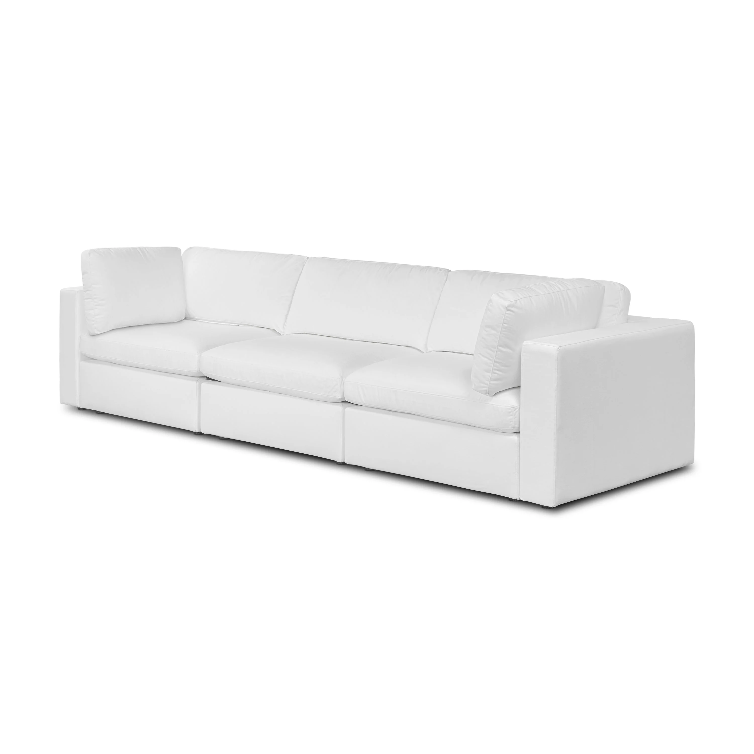 3-Seat Vari Modular Sofa | Cotton White - Image 6