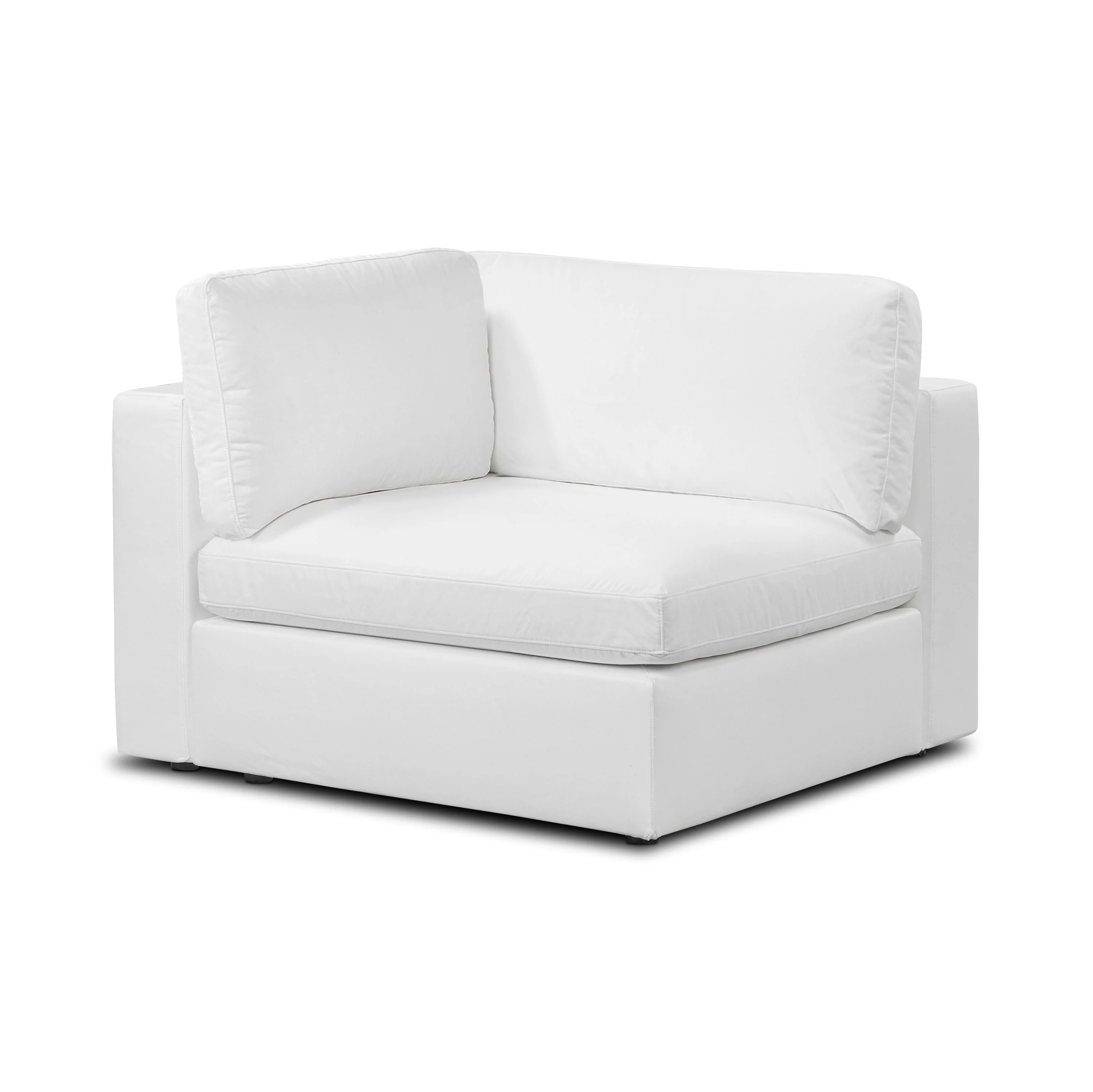 4-Seat Vari Modular L-Sectional | Cotton White - Image 7