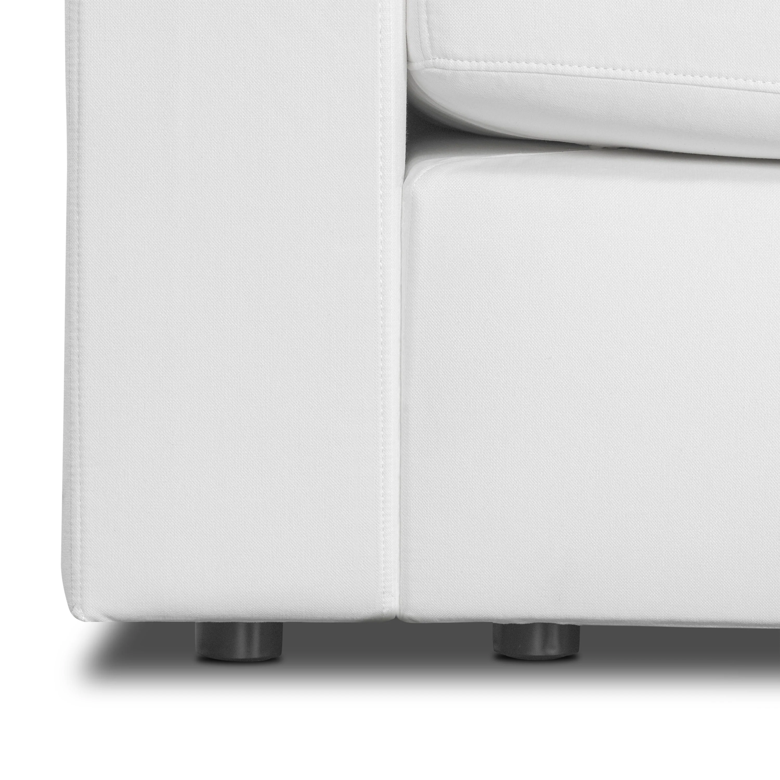 4-Seat Vari Modular Sectional | Cotton White - Image 16