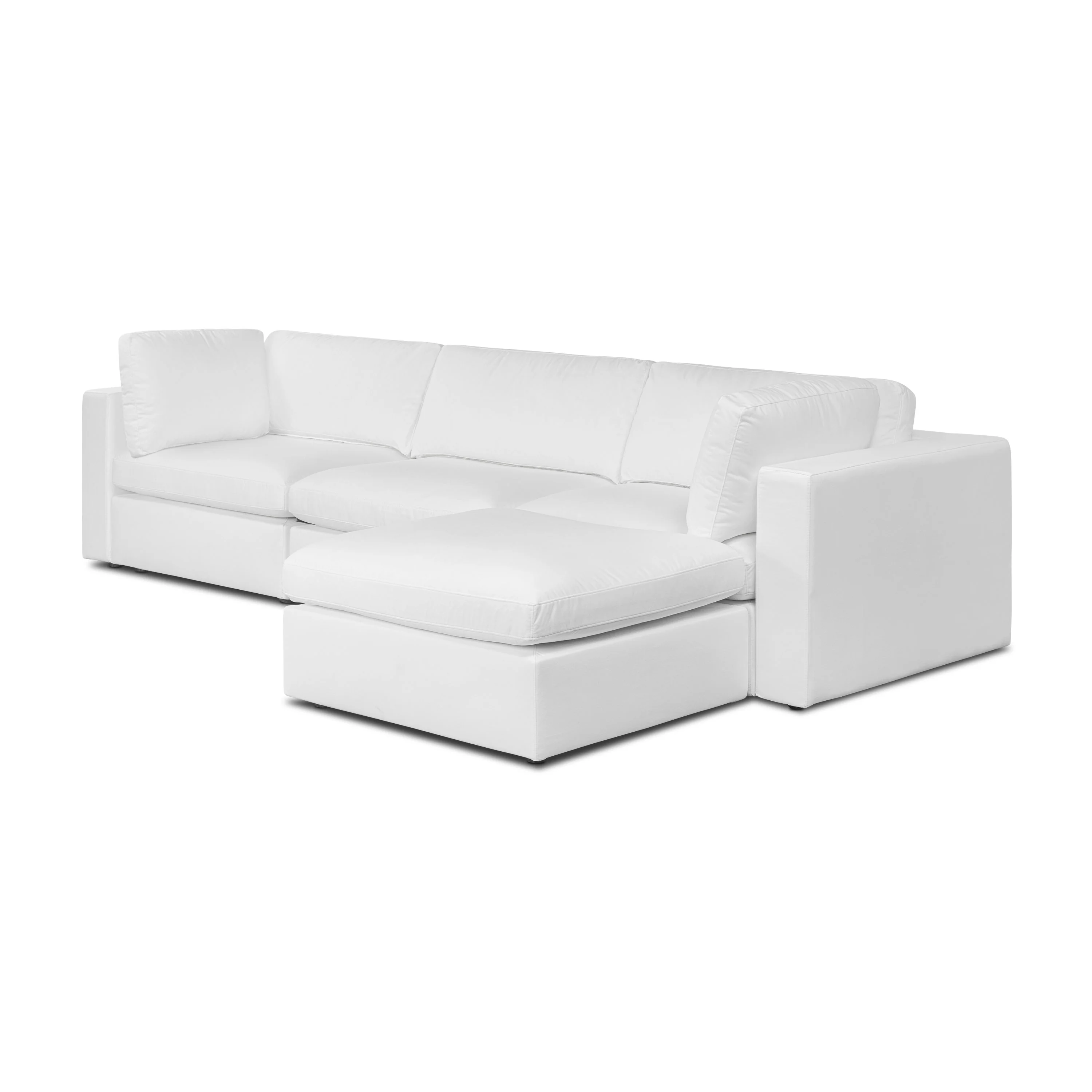 4-Seat Vari Modular Sectional | Cotton White - Image 6