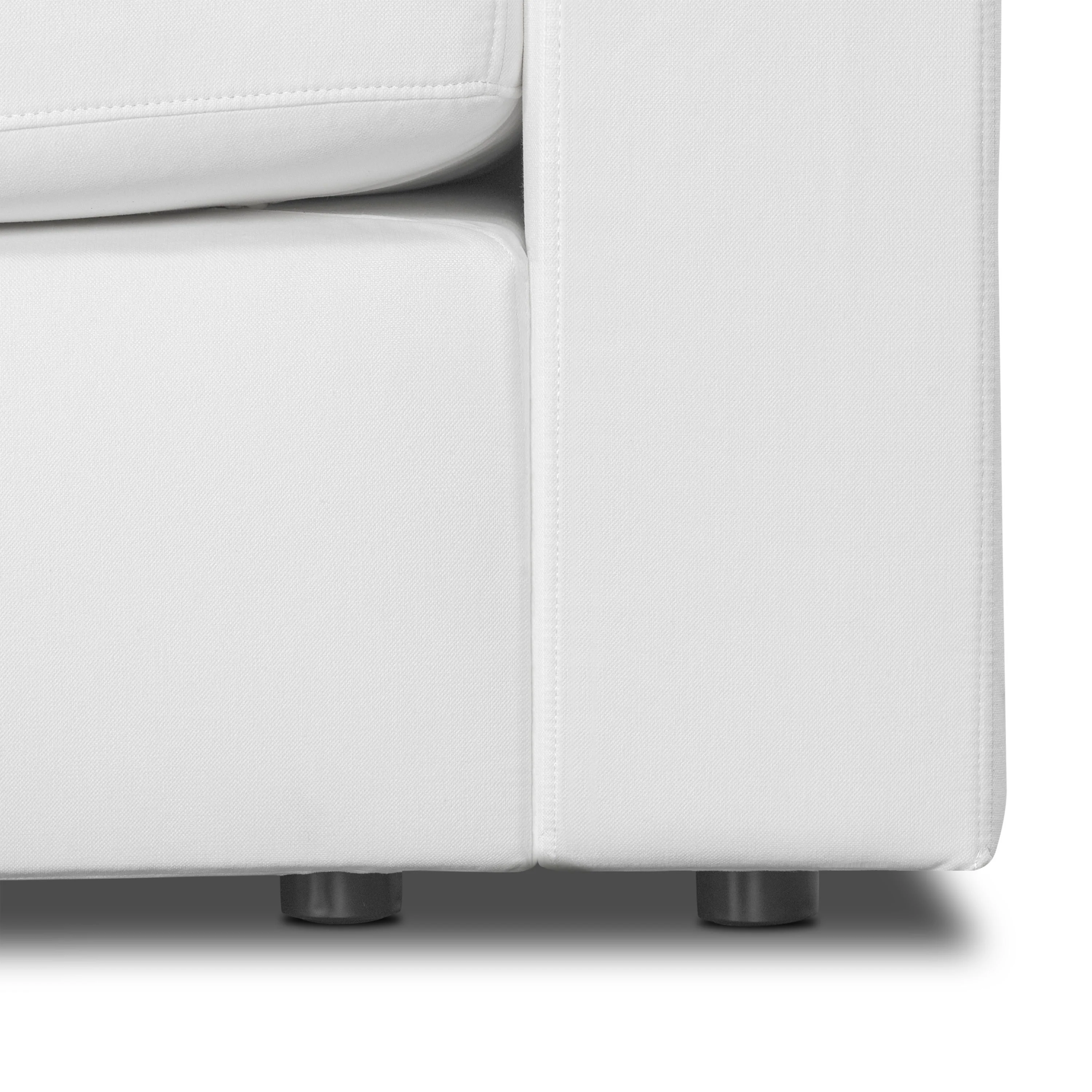5-Seat Vari Modular Corner Sectional | Cotton White - Image 12