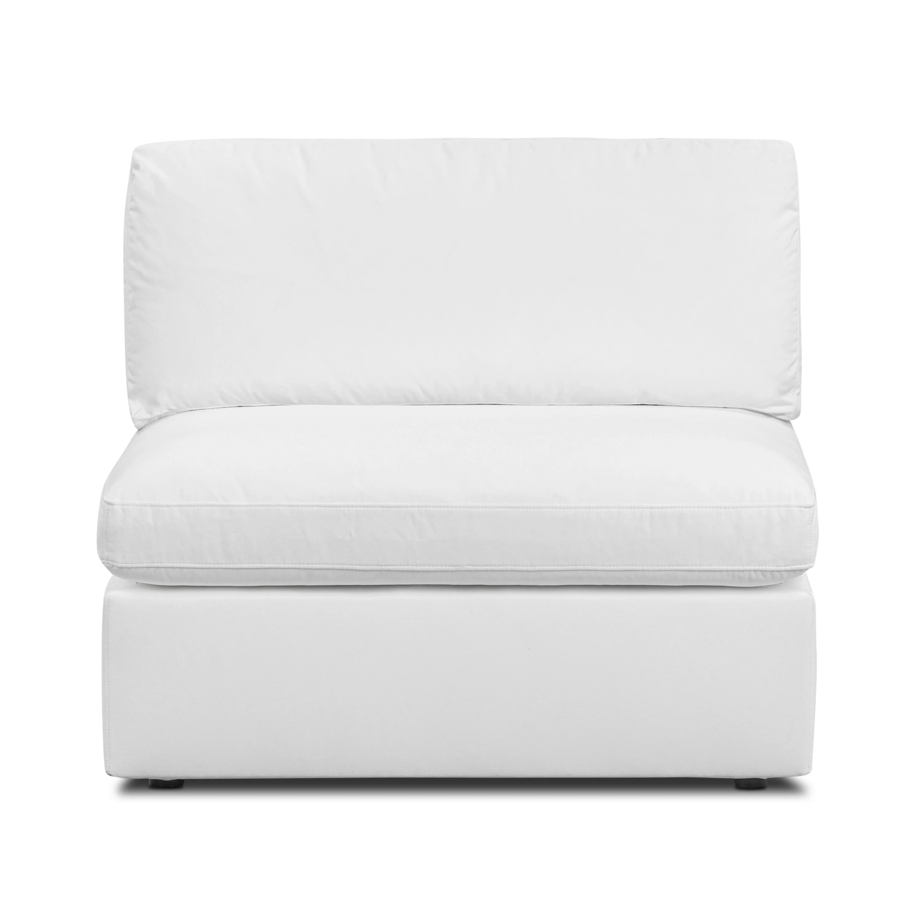 5-Seat Vari Modular Double Chaise Sectional | Cotton White - Image 8