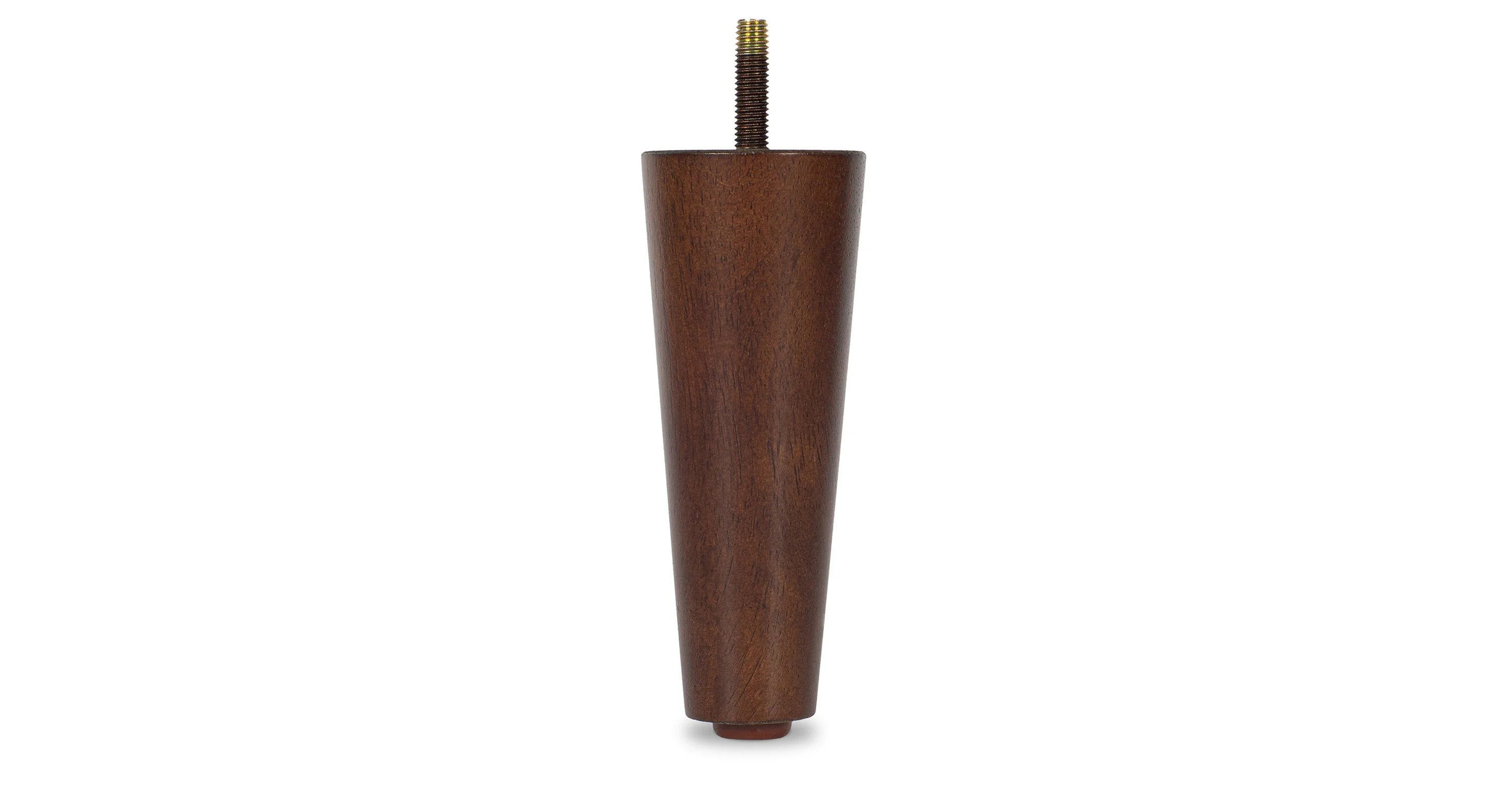 6" Napa Corner Sectional replacement legs (lower height than the regular 8" leg) - Set of 12 | Walnut