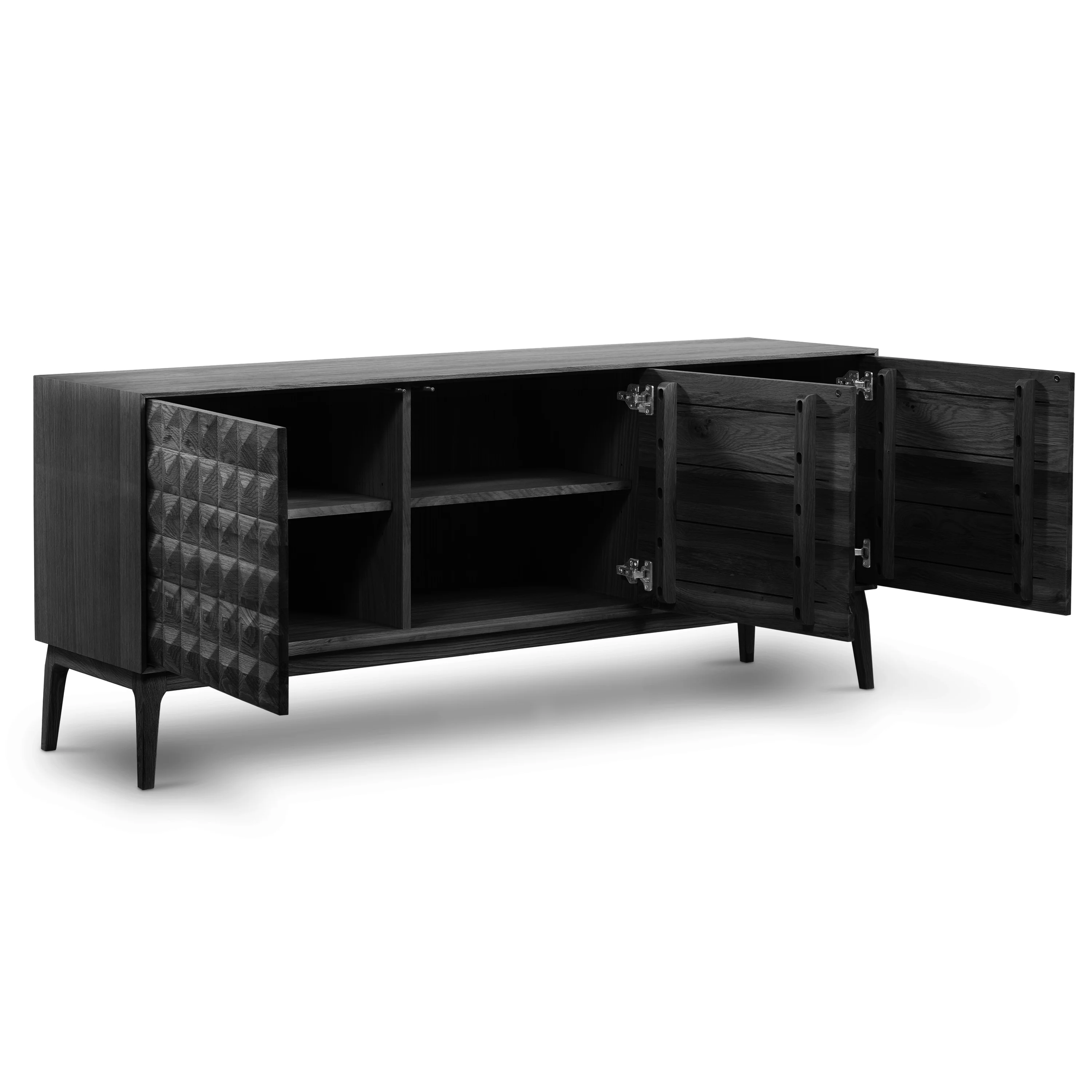 Abbie 71" Sideboard | Black - Image 6