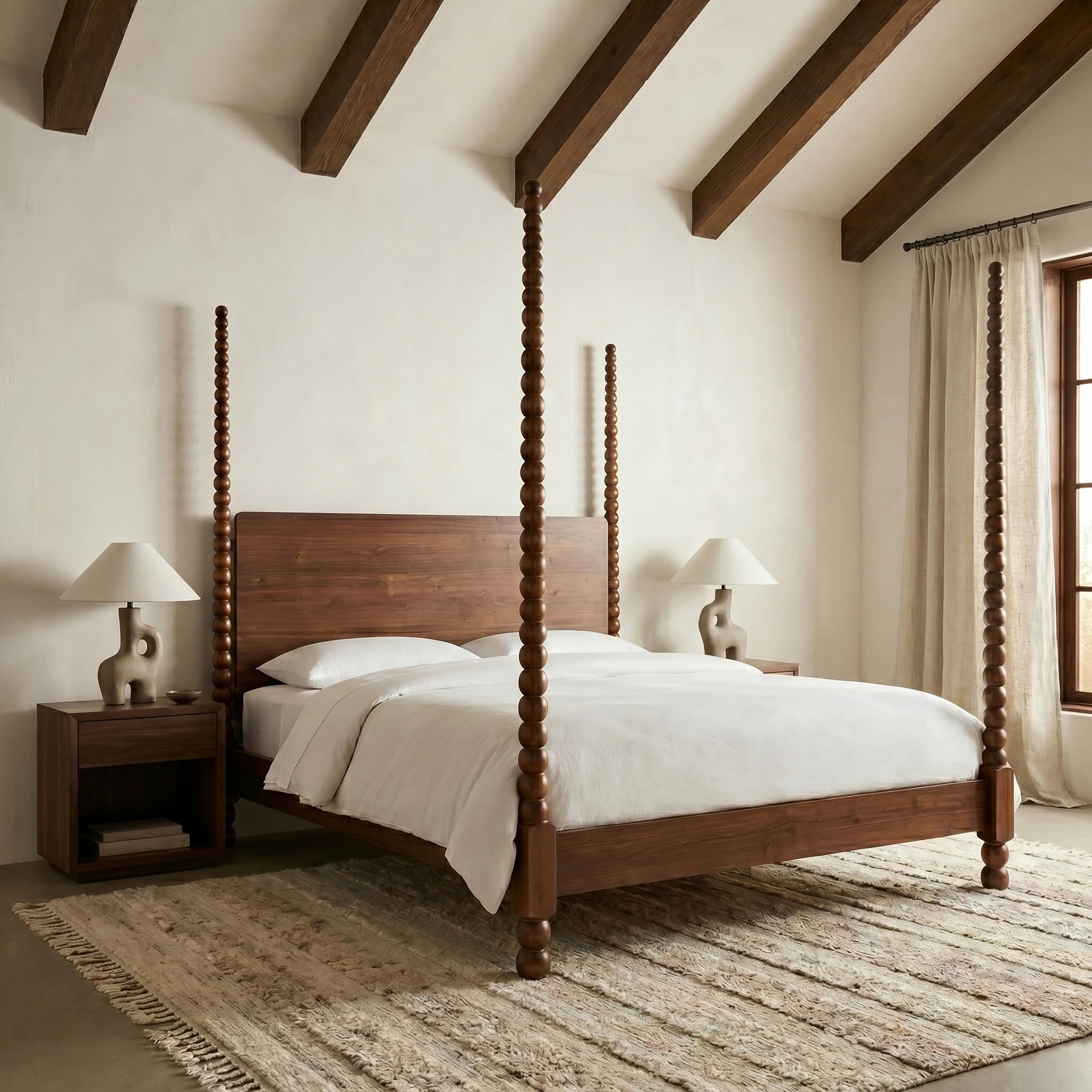 Aberdeen Bed | Walnut | King - Image 2