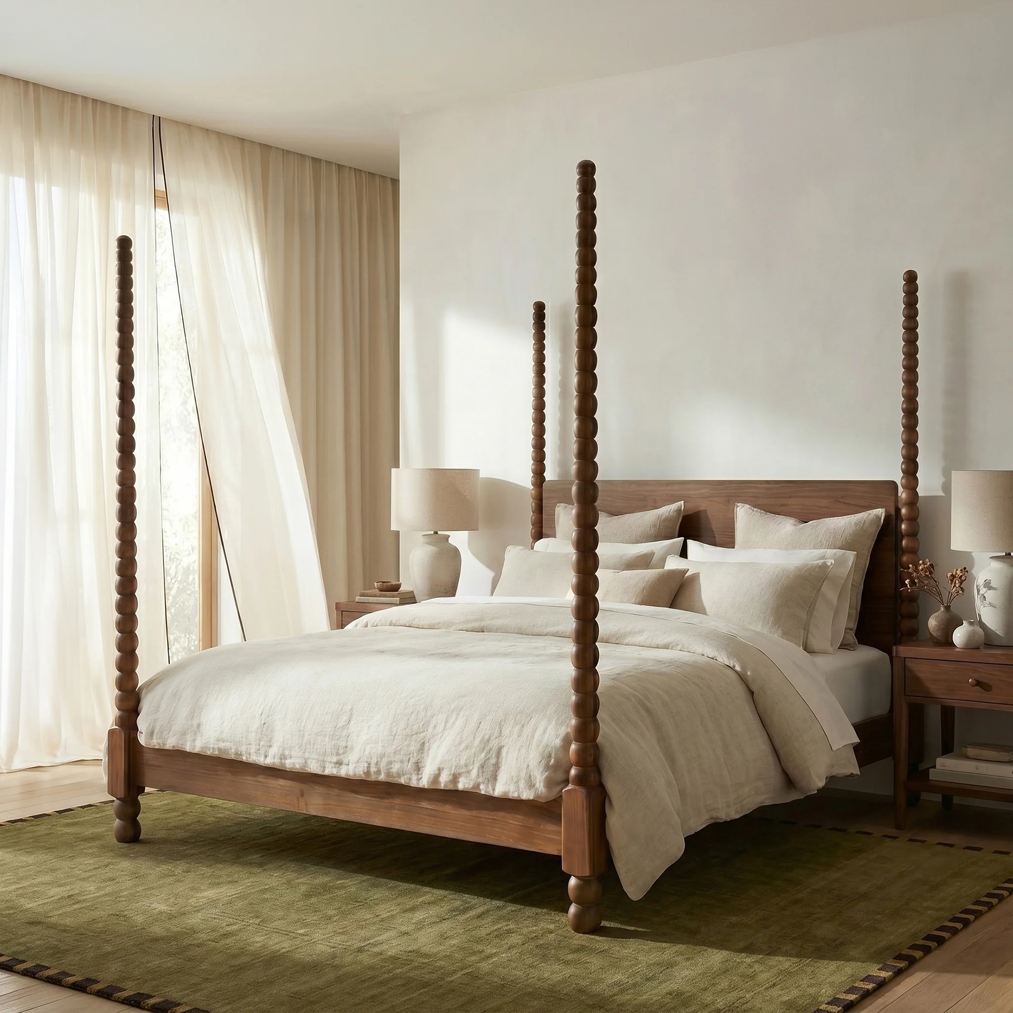 Aberdeen Bed | Walnut | King - Image 3