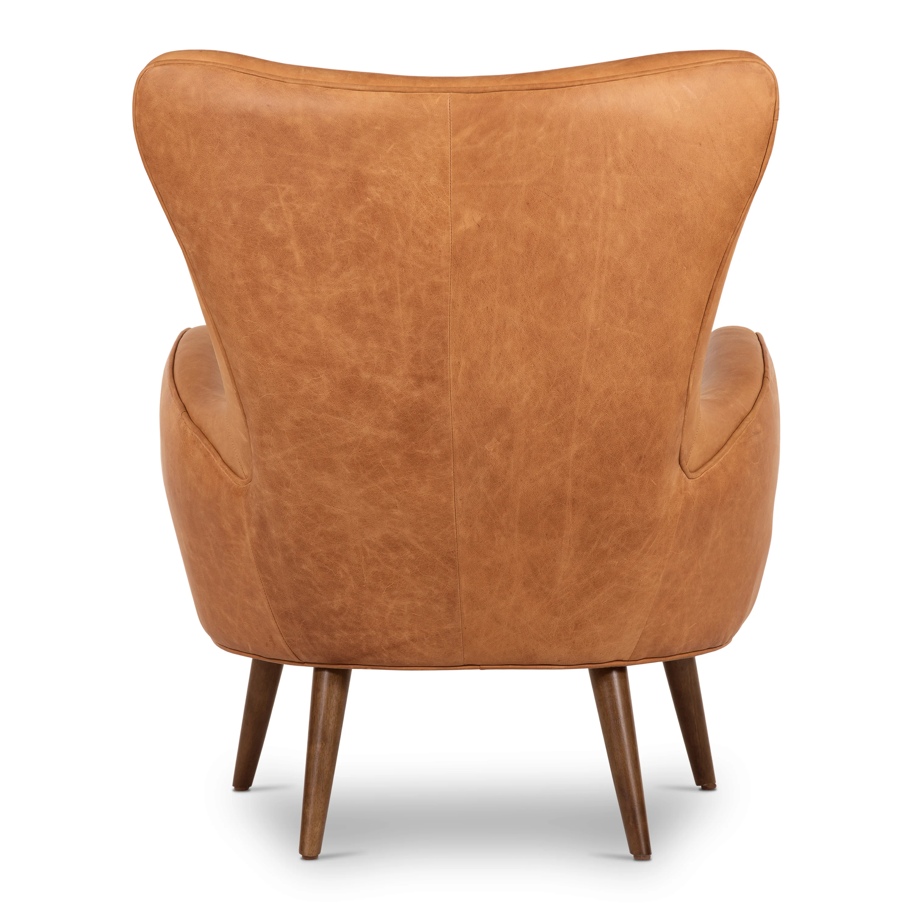 Aida Leather Lounge Chair | Cognac Tan | Single - Image 7
