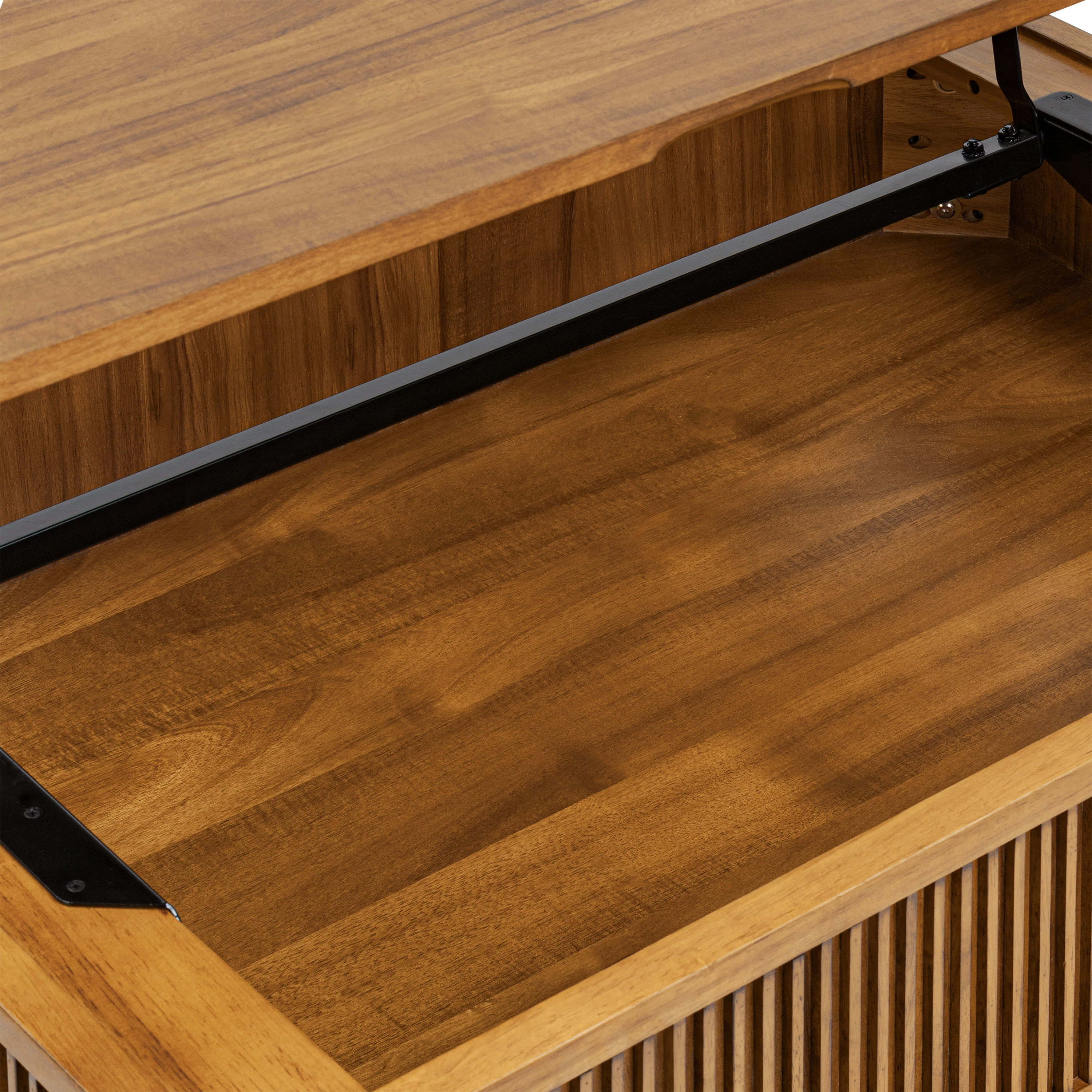 Altira Lift-Top Storage Coffee Table | Light Brown - Image 11