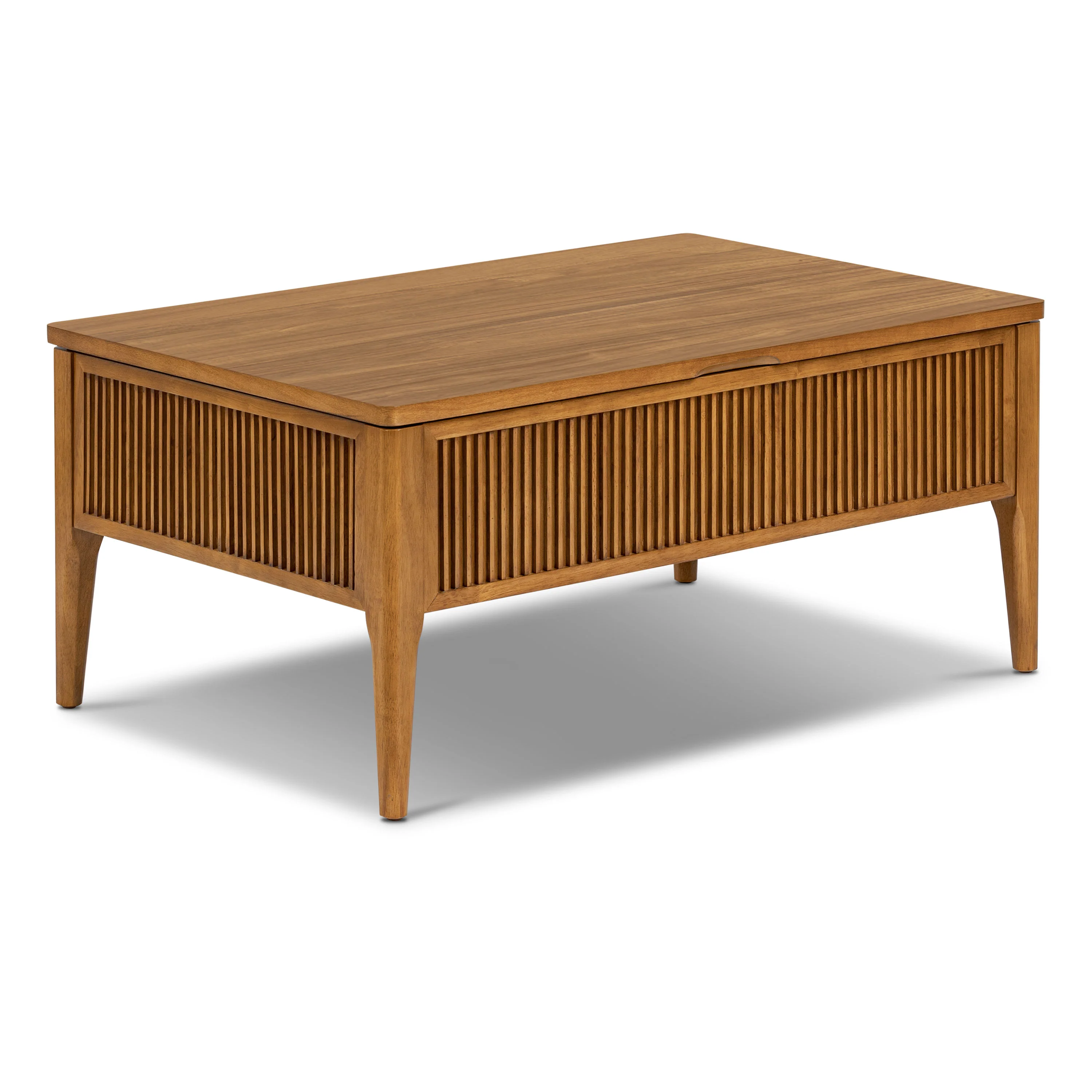 Altira Lift-Top Storage Coffee Table | Light Brown - Image 4