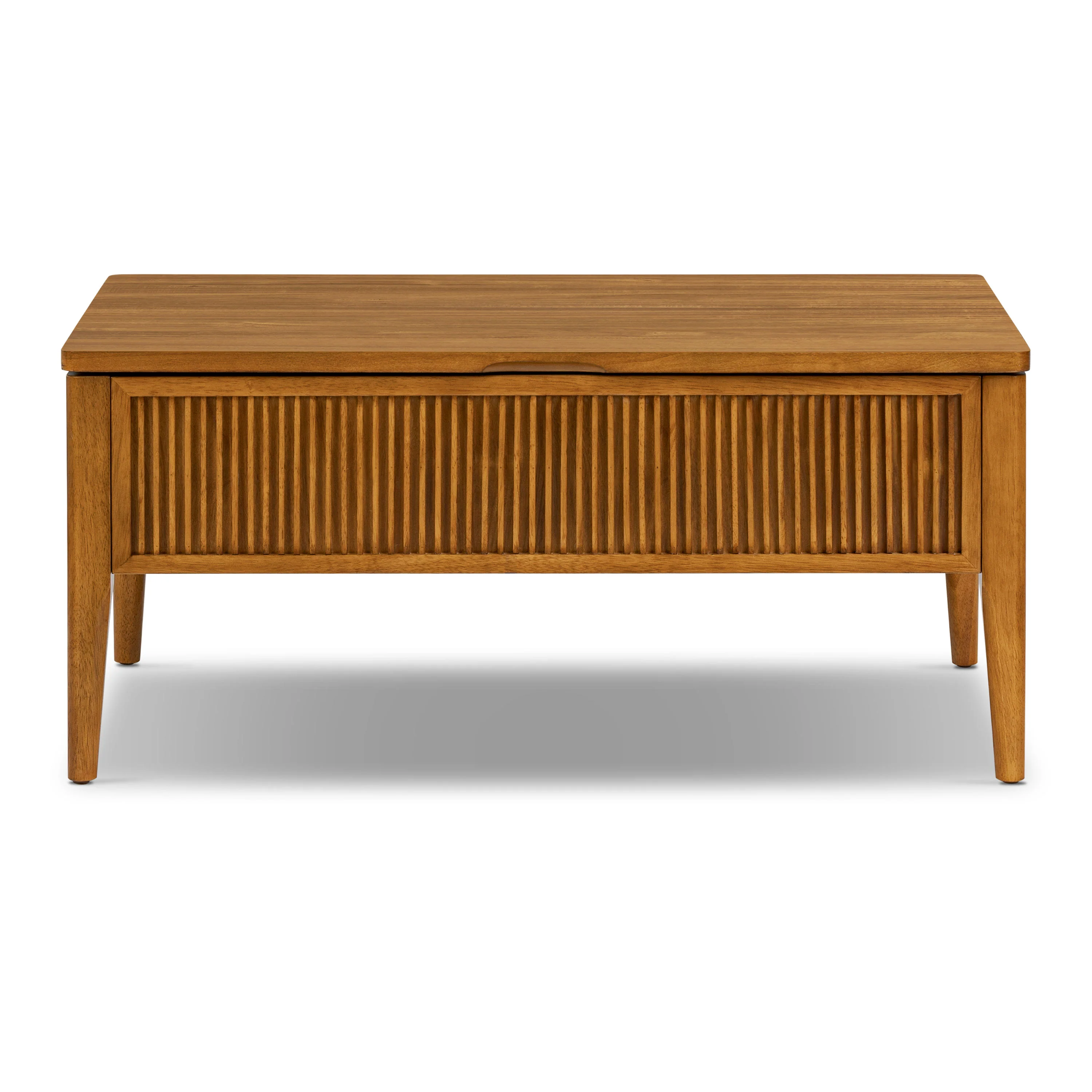 Altira Lift-Top Storage Coffee Table | Light Brown - Image 7