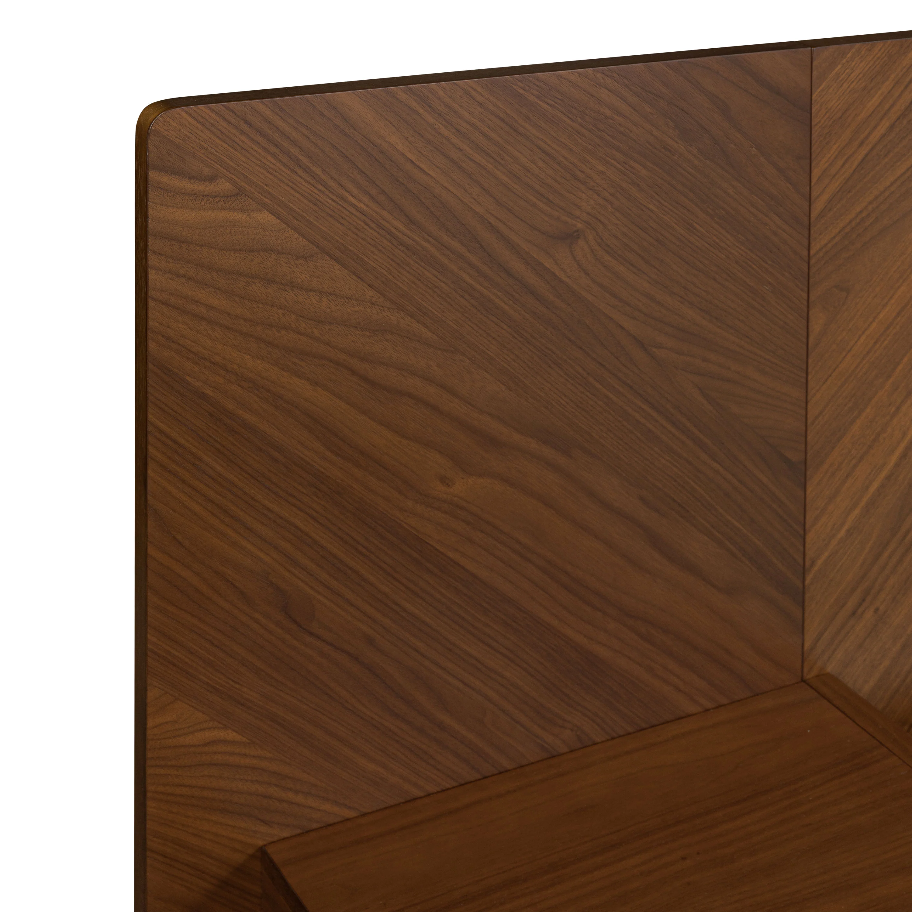 Amalfi Low Profile Bed with Nightstands | Walnut | King - Image 10