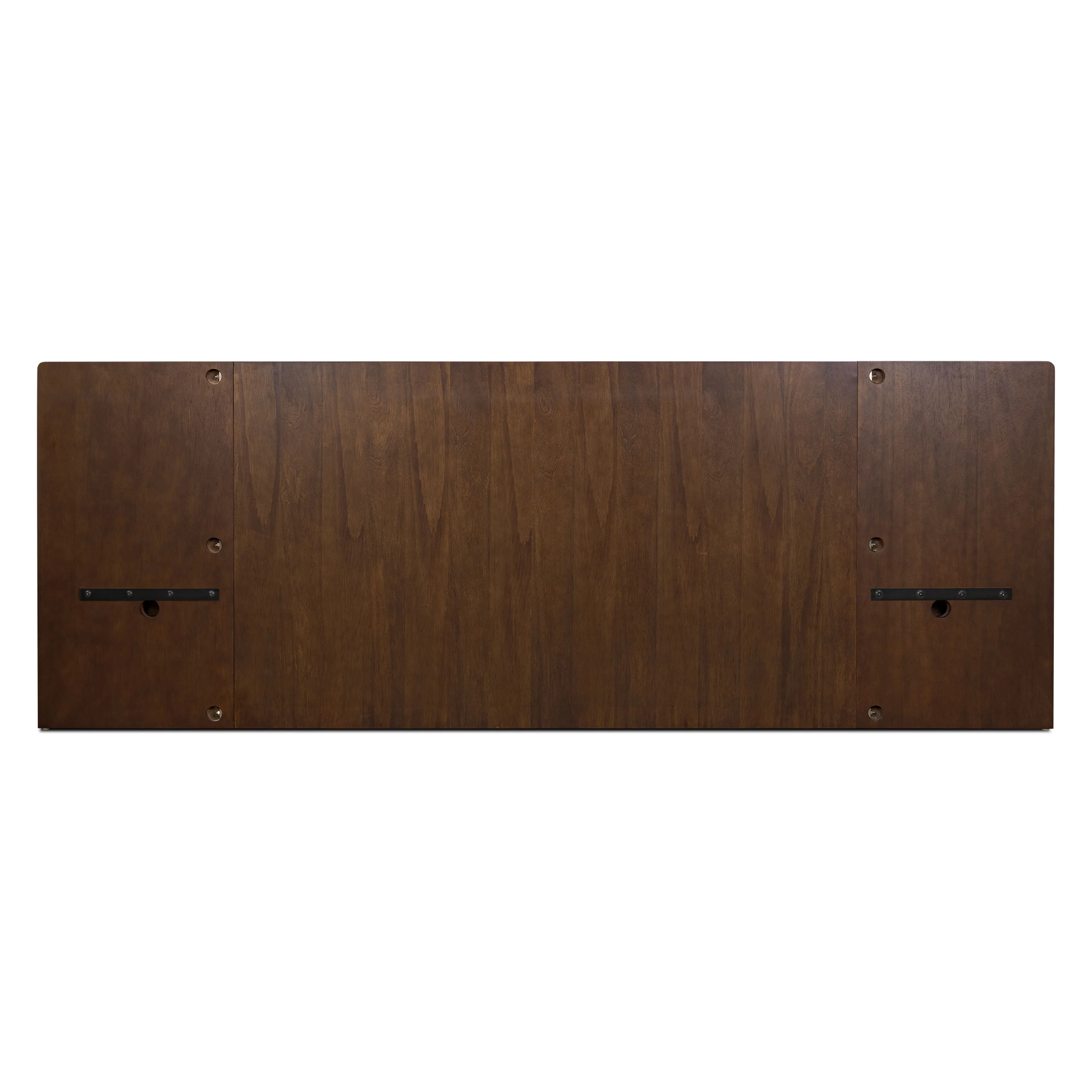 Amalfi Low Profile Bed with Nightstands | Walnut | Queen - Image 9