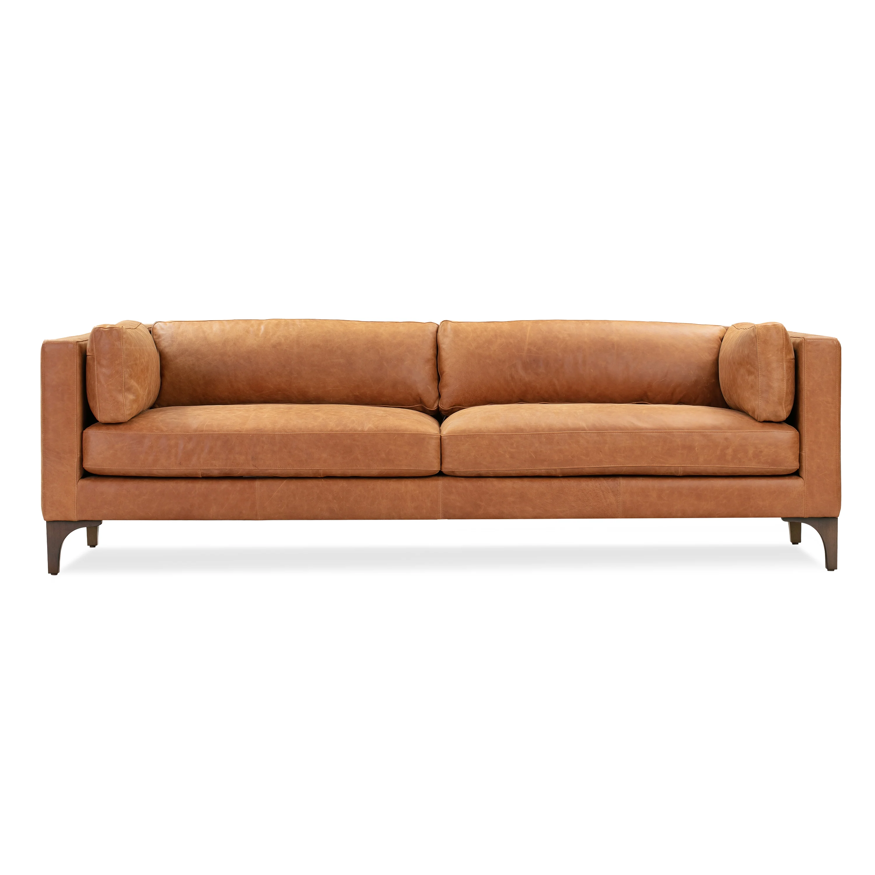 Argan 93" Leather Sofa | Cognac Tan - Image 4