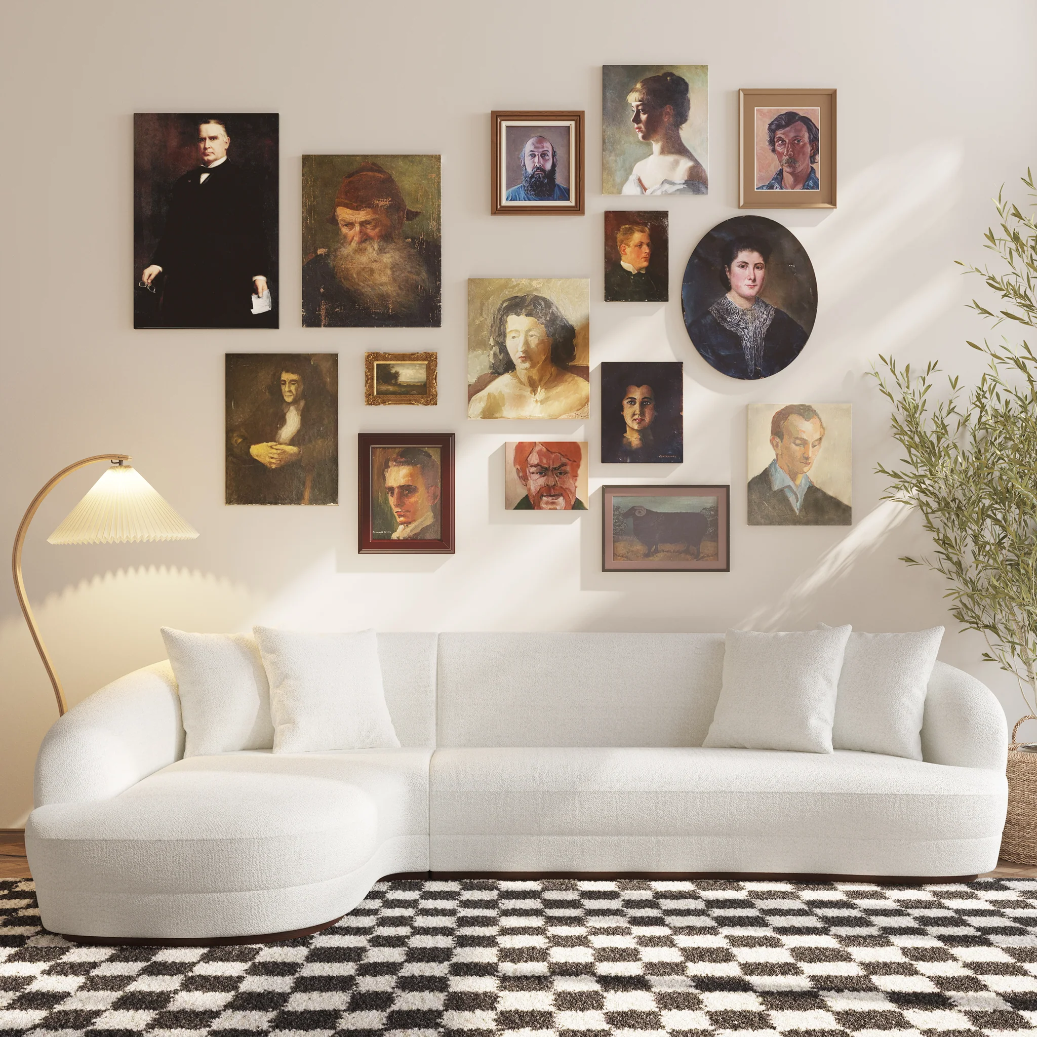 Arles Left-Facing Chaise Sectional | Cloud White - Image 2