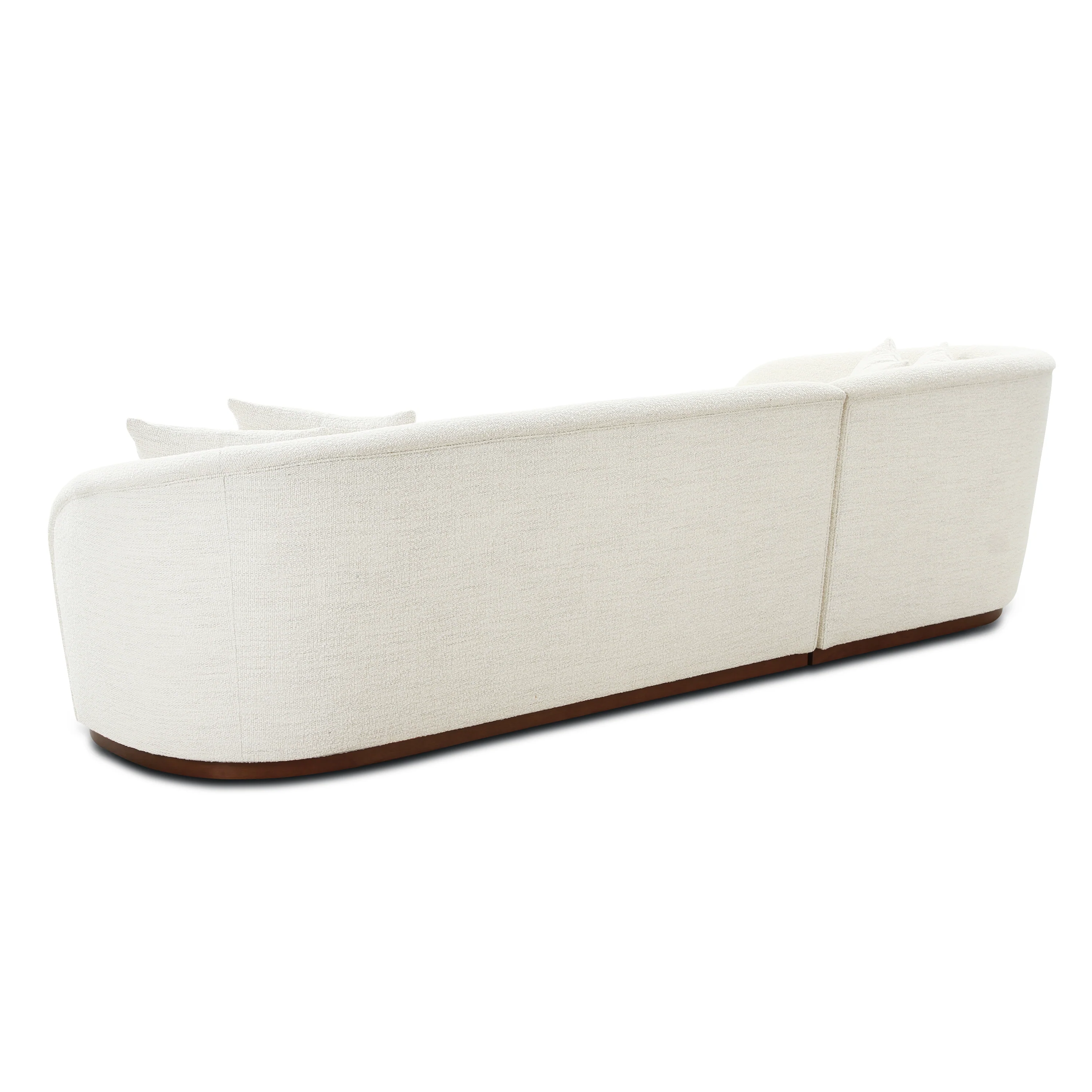Arles Left-Facing Chaise Sectional | Cloud White - Image 6
