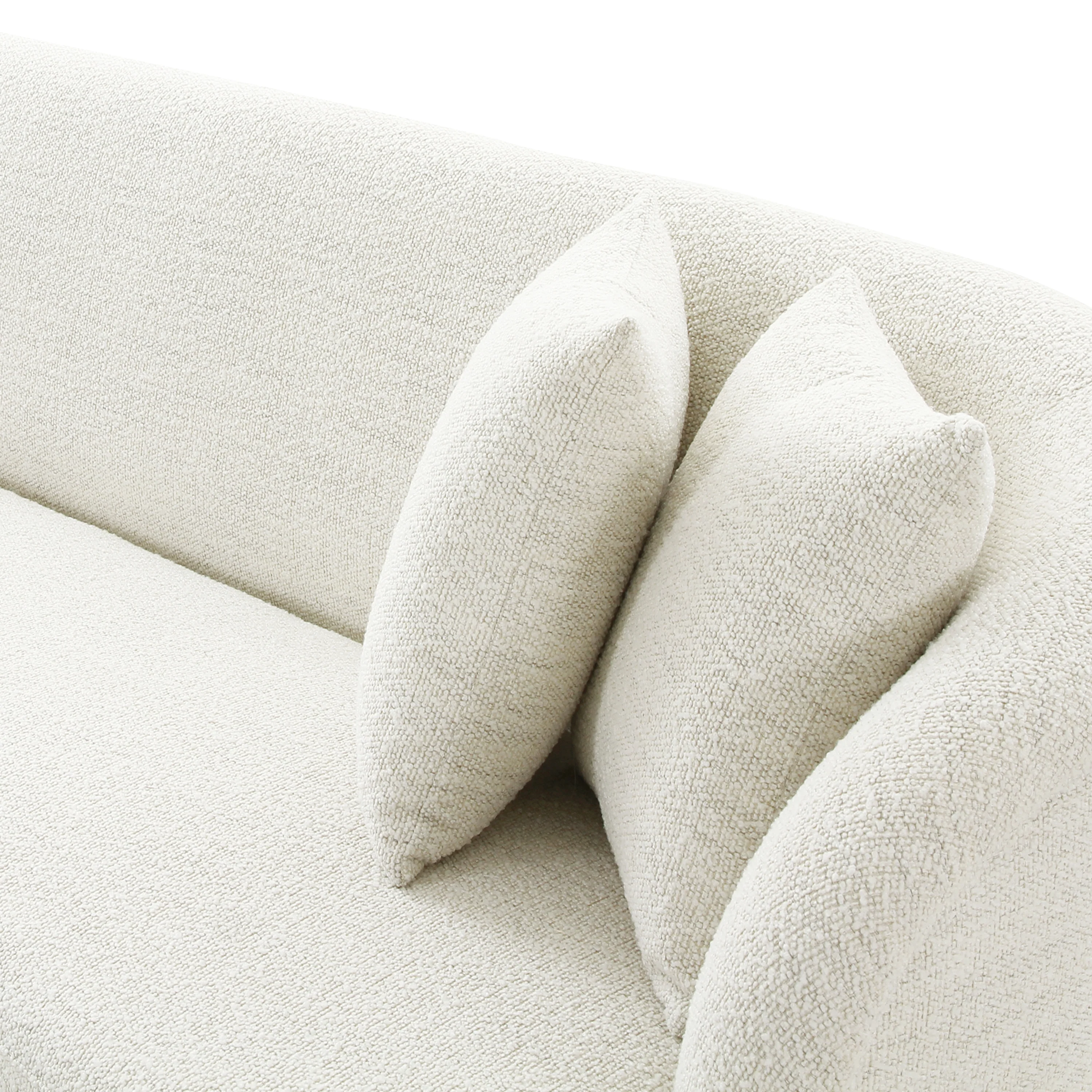 Arles Left-Facing Chaise Sectional | Cloud White - Image 9