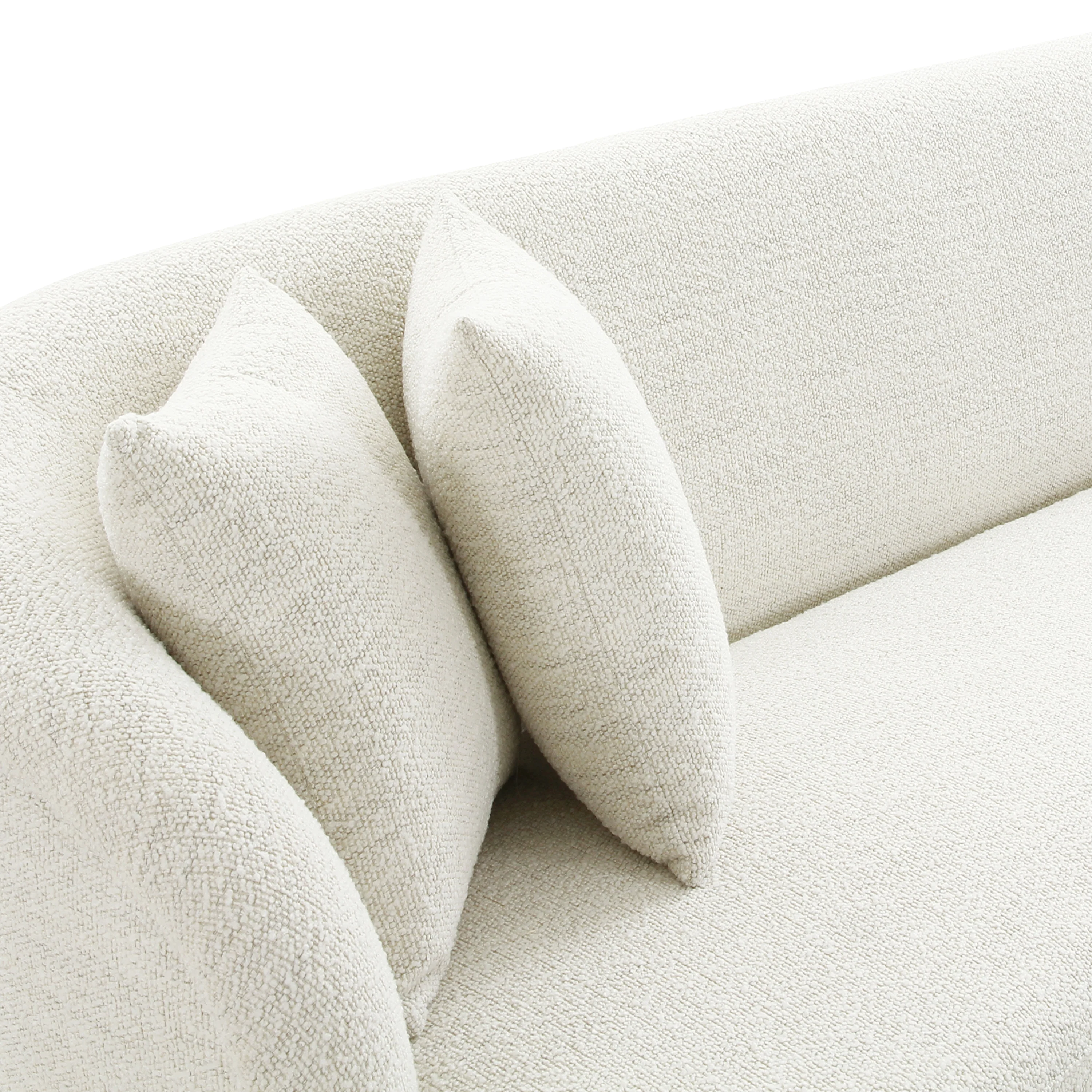 Arles Right-Facing Sectional | Cloud White - Image 8