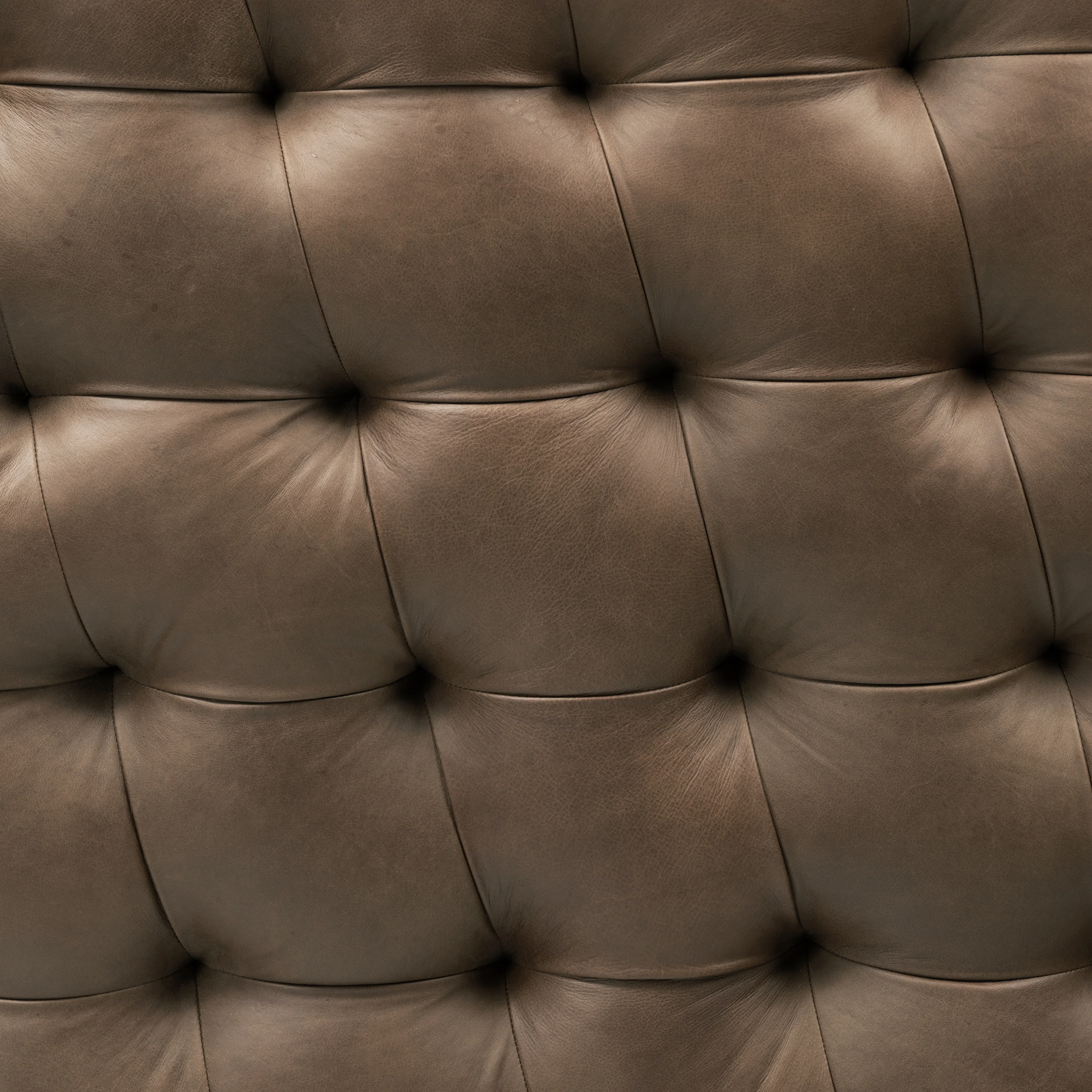 Ascot Leather Ottoman | Cocoa Brown - Image 12