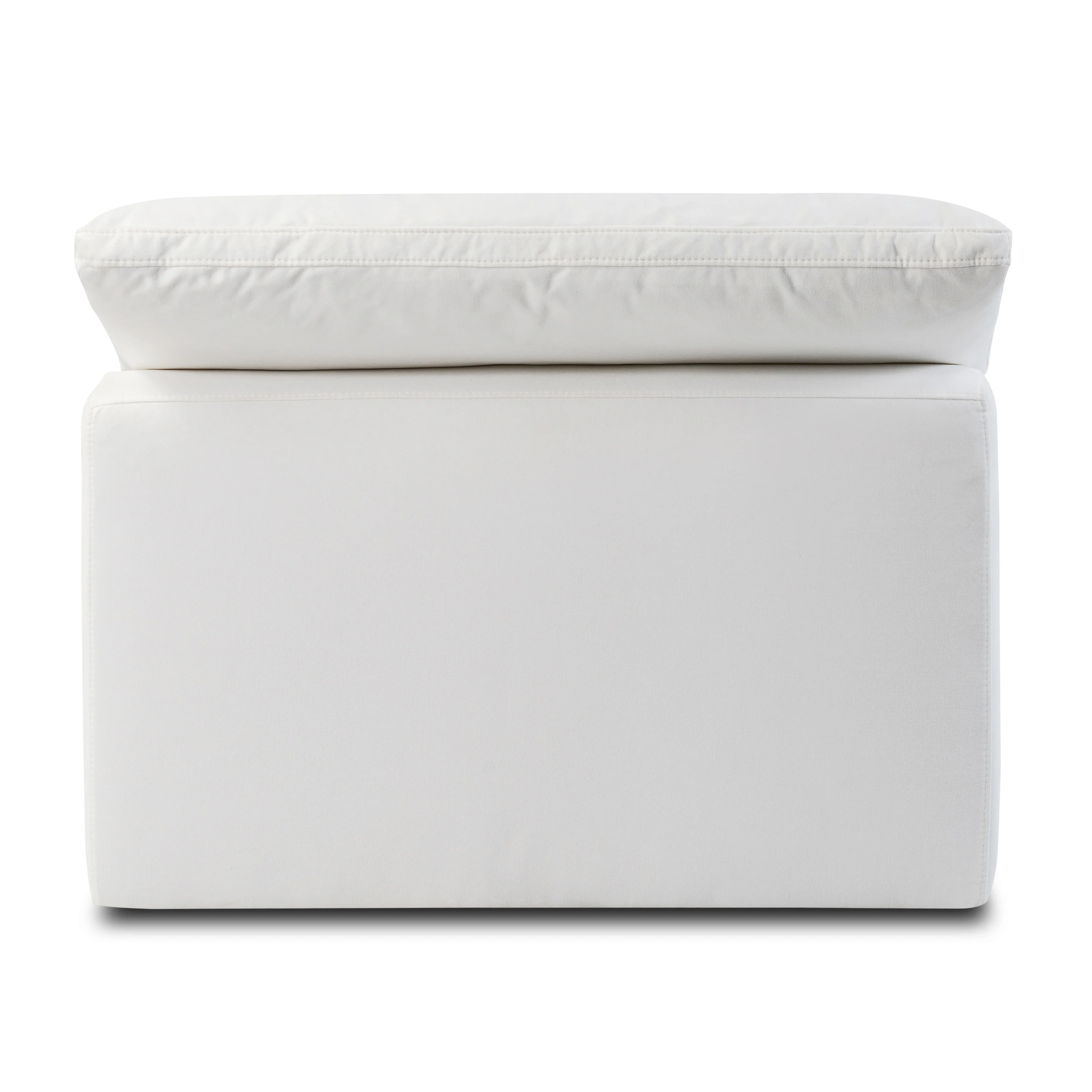 Aspen Armless Chair | Cotton White - Image 6