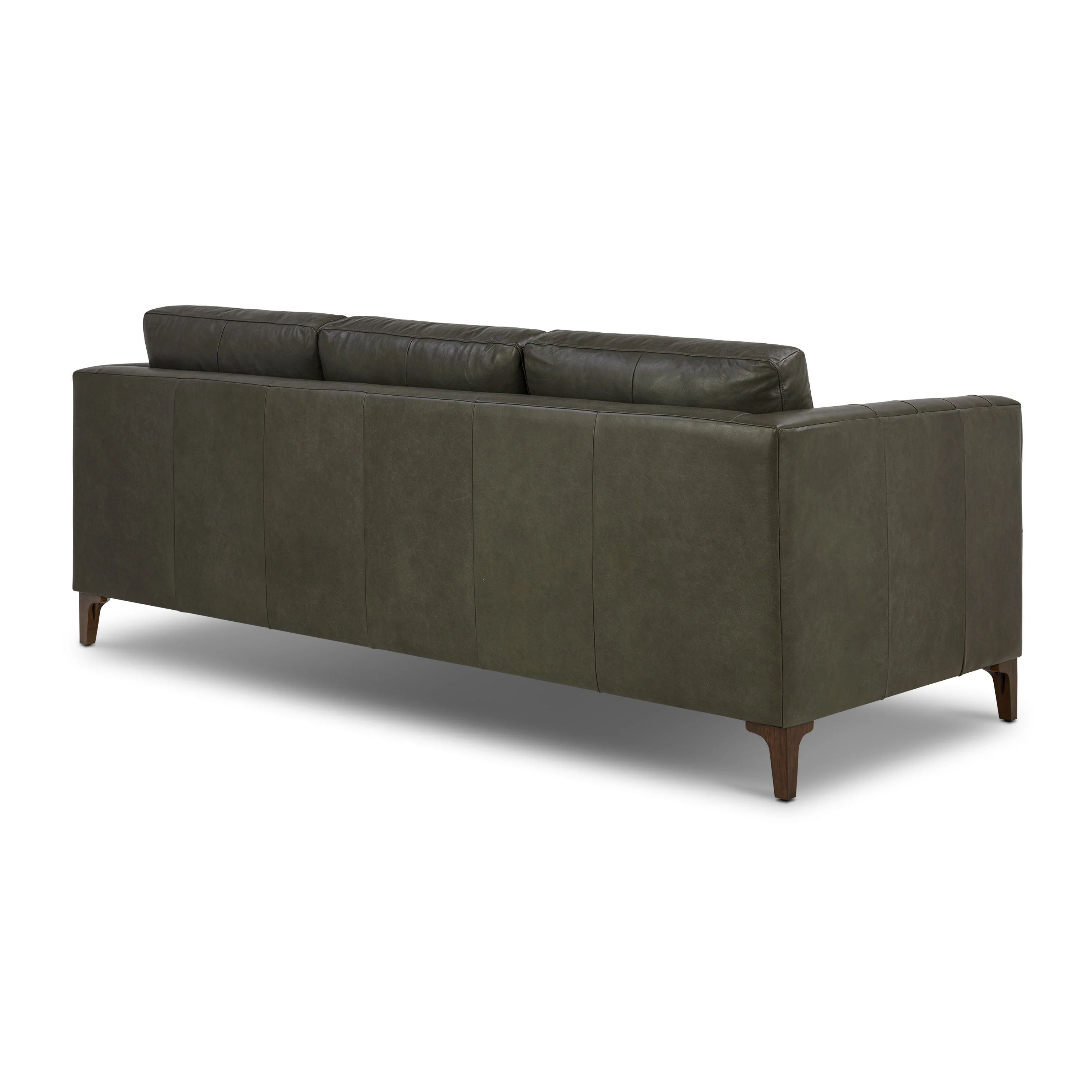 Atlas 88" Leather Sofa | Olivine Green - Image 8