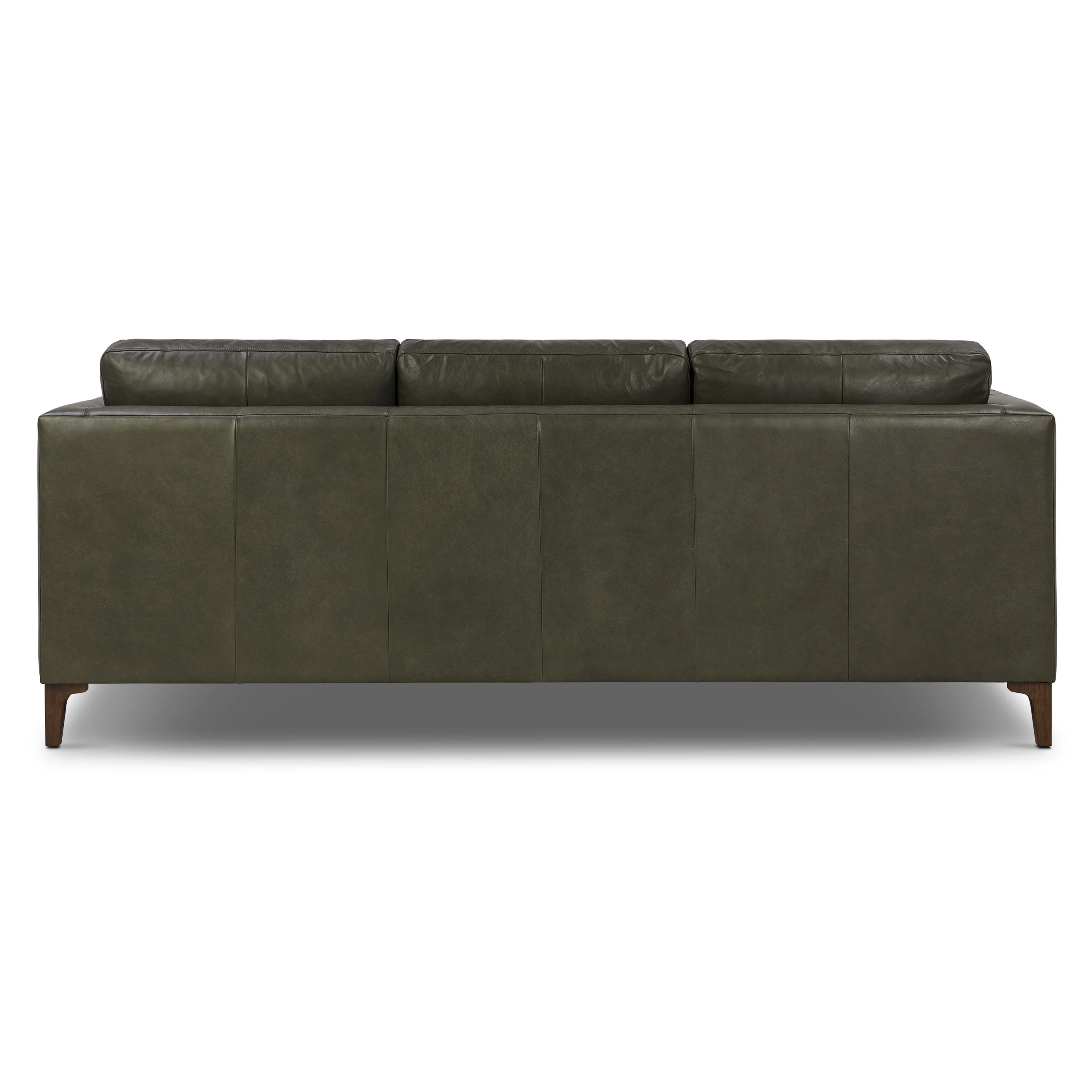 Atlas 88" Leather Sofa | Olivine Green - Image 9