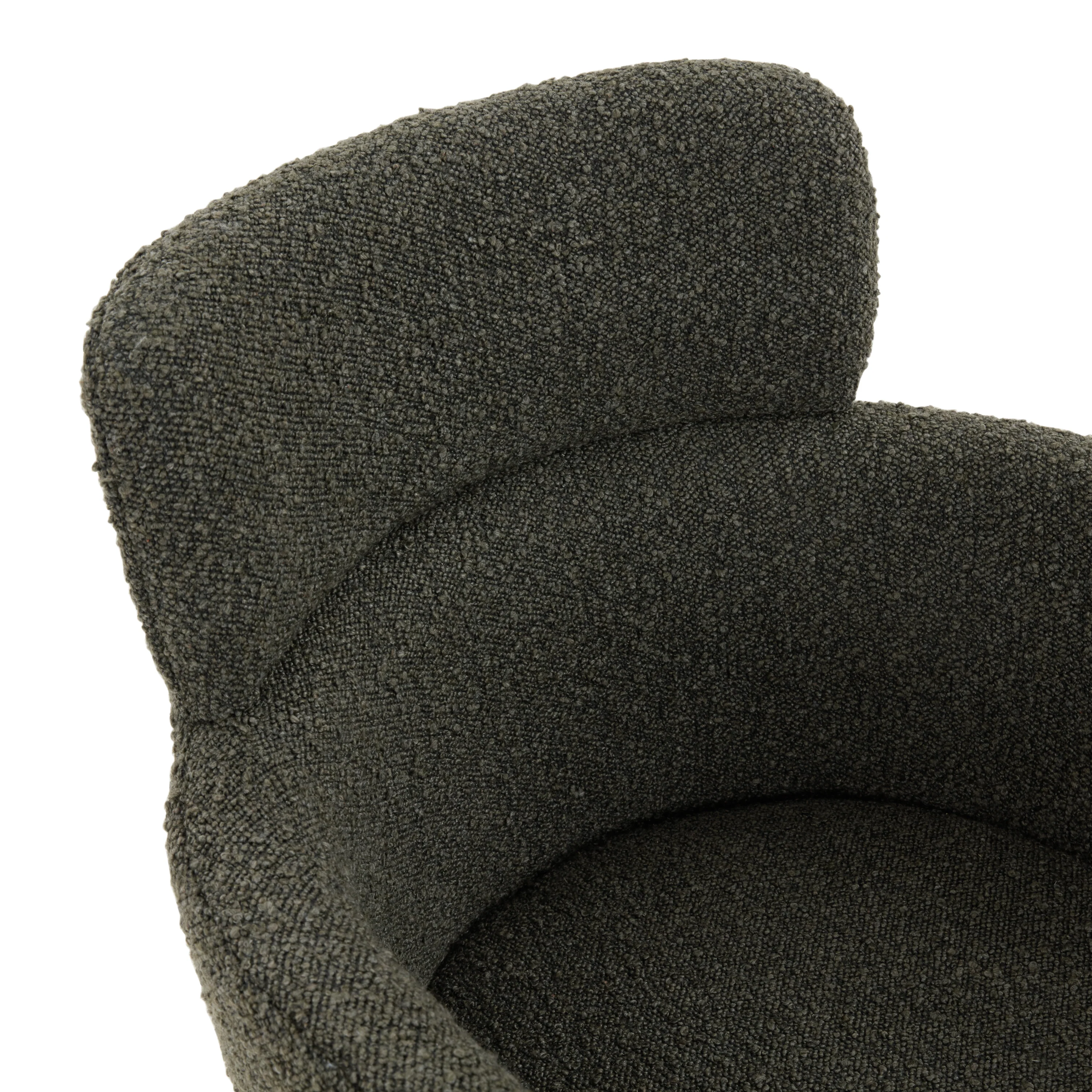 Atlas Dining Armchair | Juniper Green Boucle | Set of 2 - Image 7