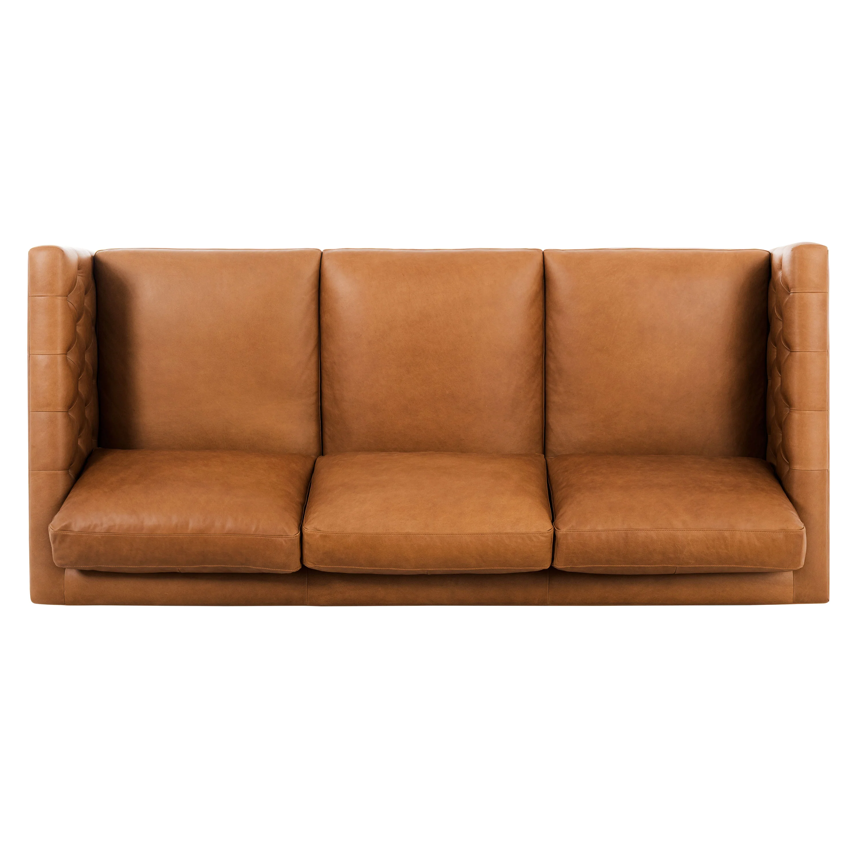Atlas Leather Sofa (88") | Saddle Tan - Image 8