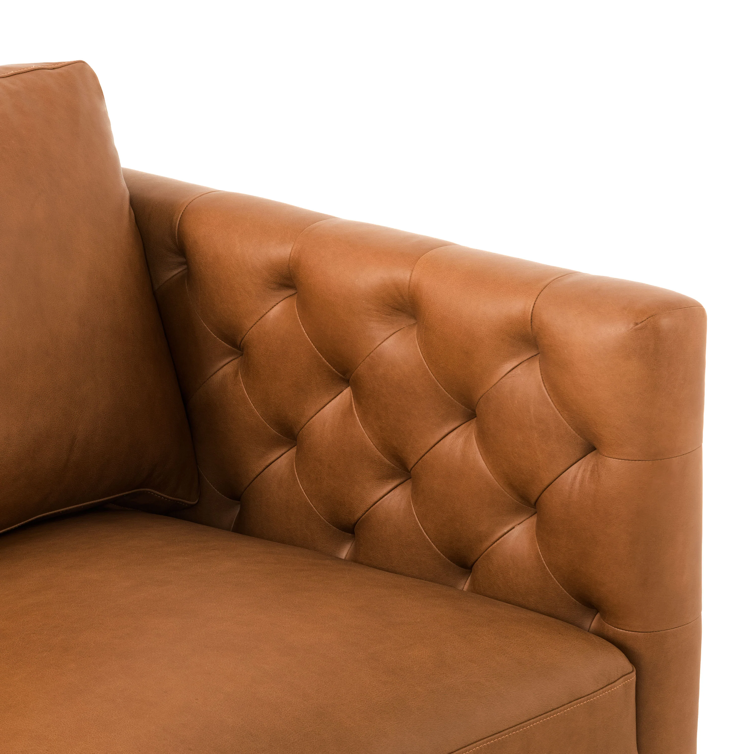 Atlas Leather Sofa (88") | Saddle Tan - Image 9