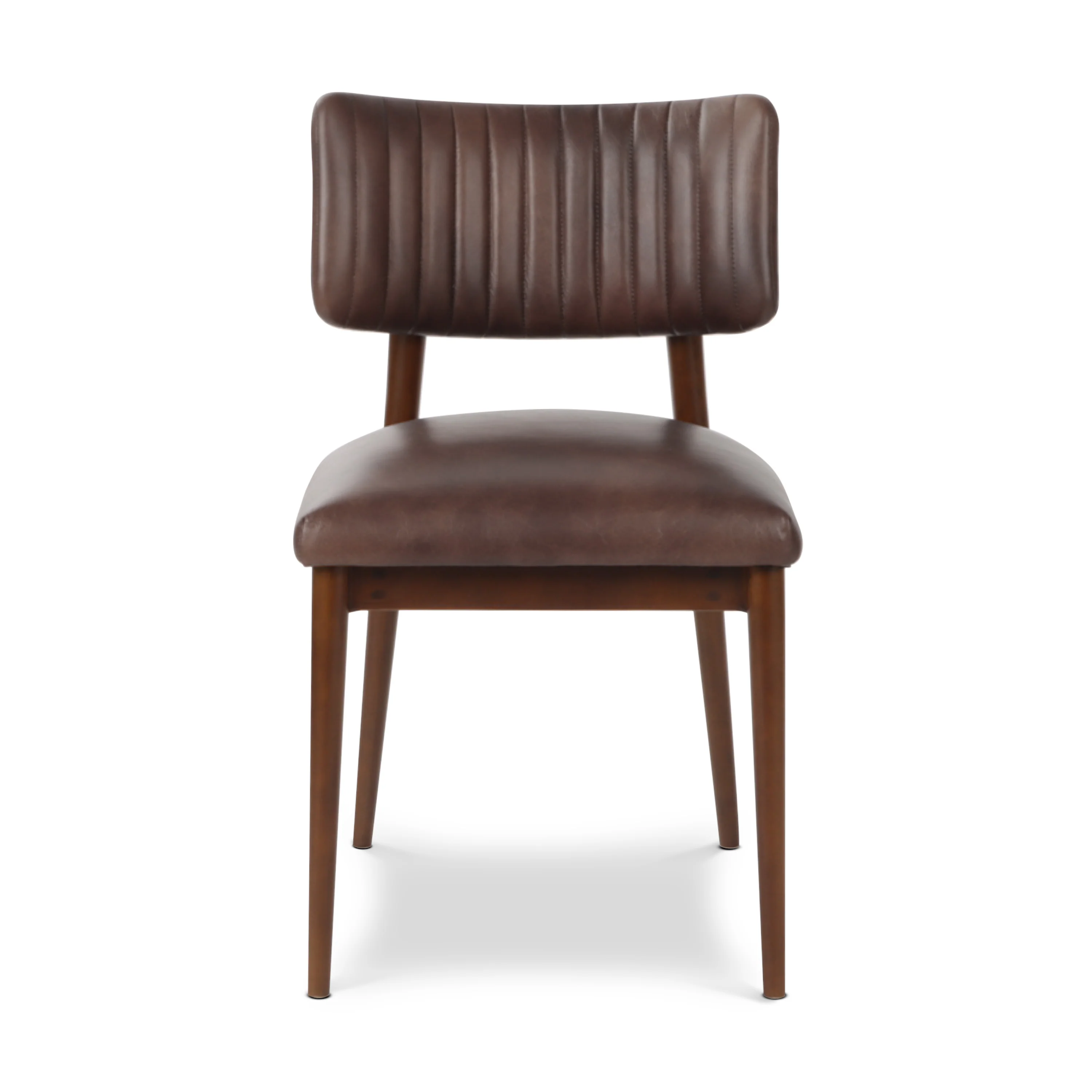 Bask Leather Dining Chair | Antique Brown - Image 3