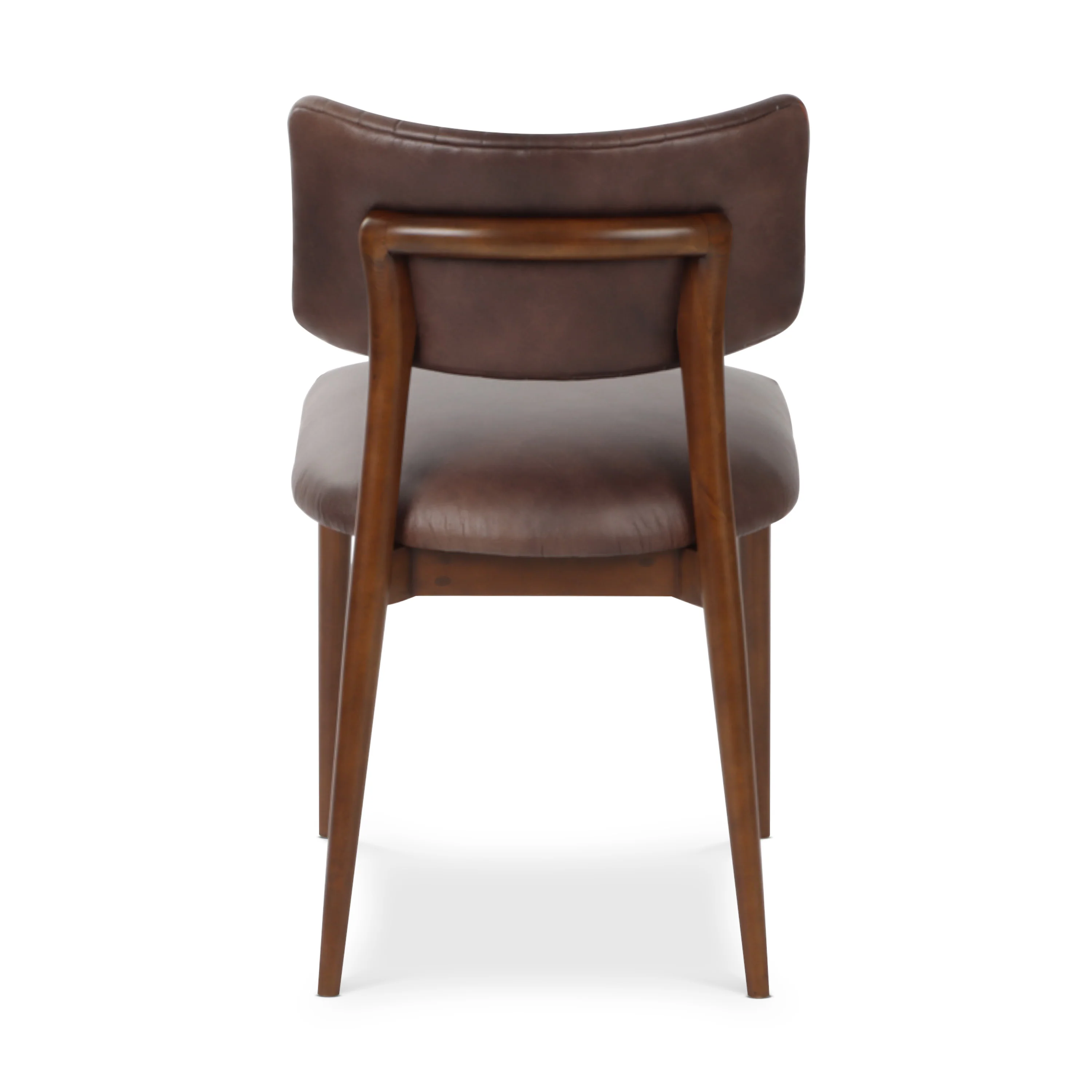 Bask Leather Dining Chair | Antique Brown - Image 7
