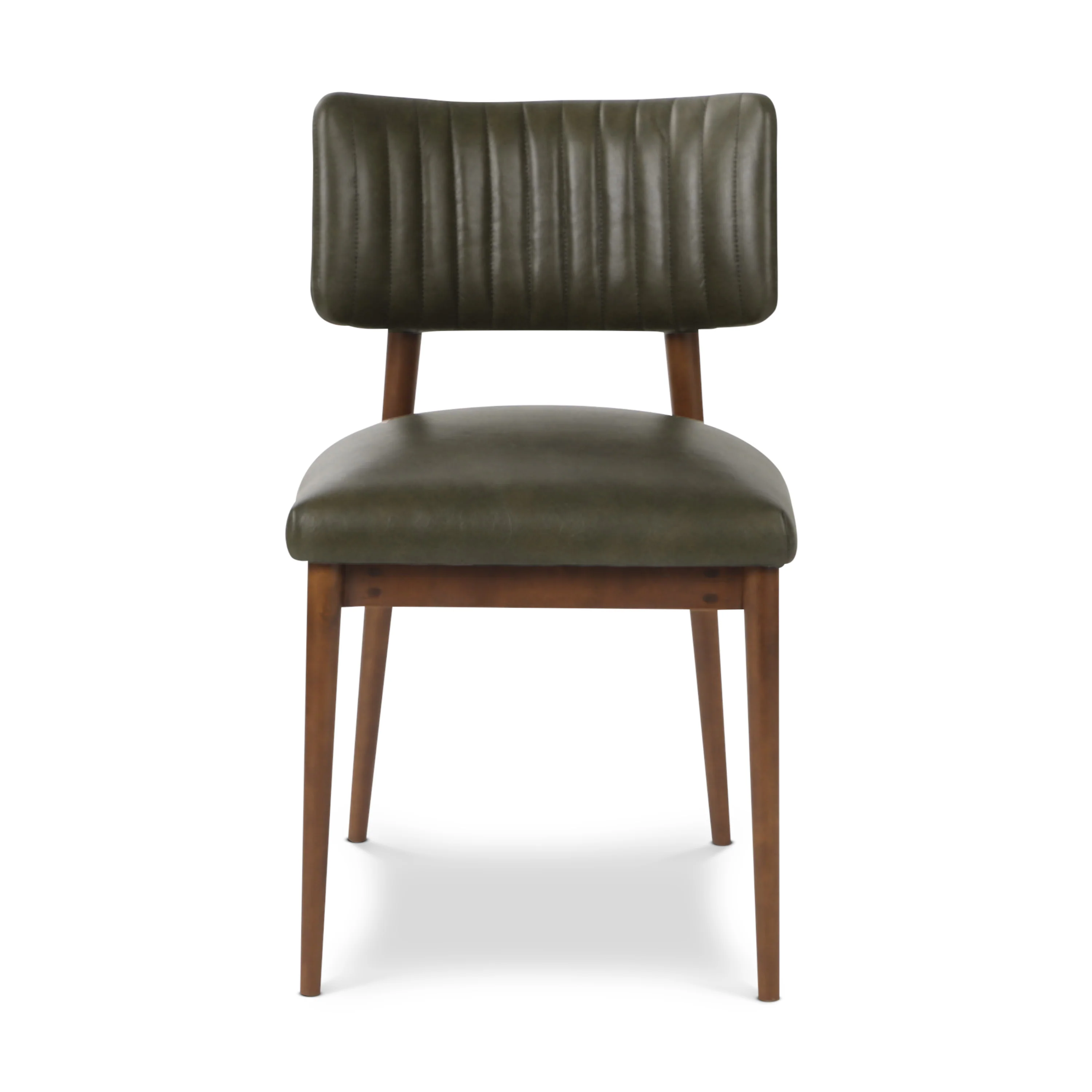 Bask Leather Dining Chair | Antique Green - Image 3