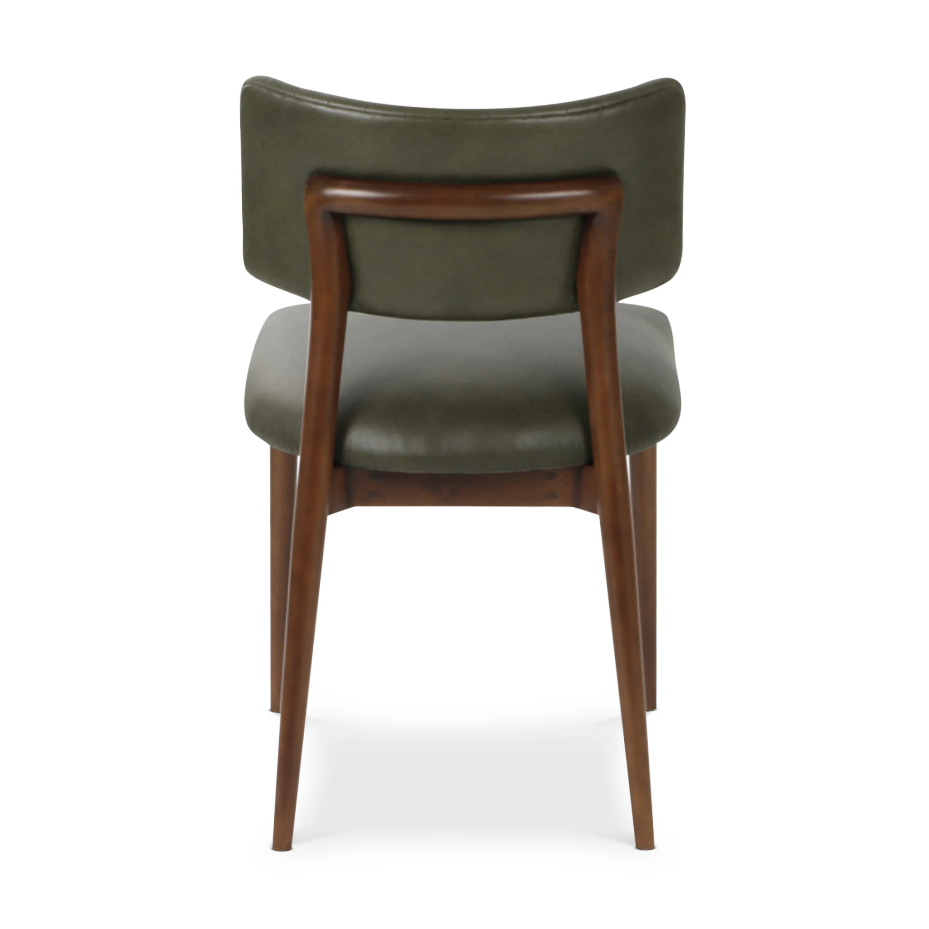 Bask Leather Dining Chair | Antique Green - Image 7