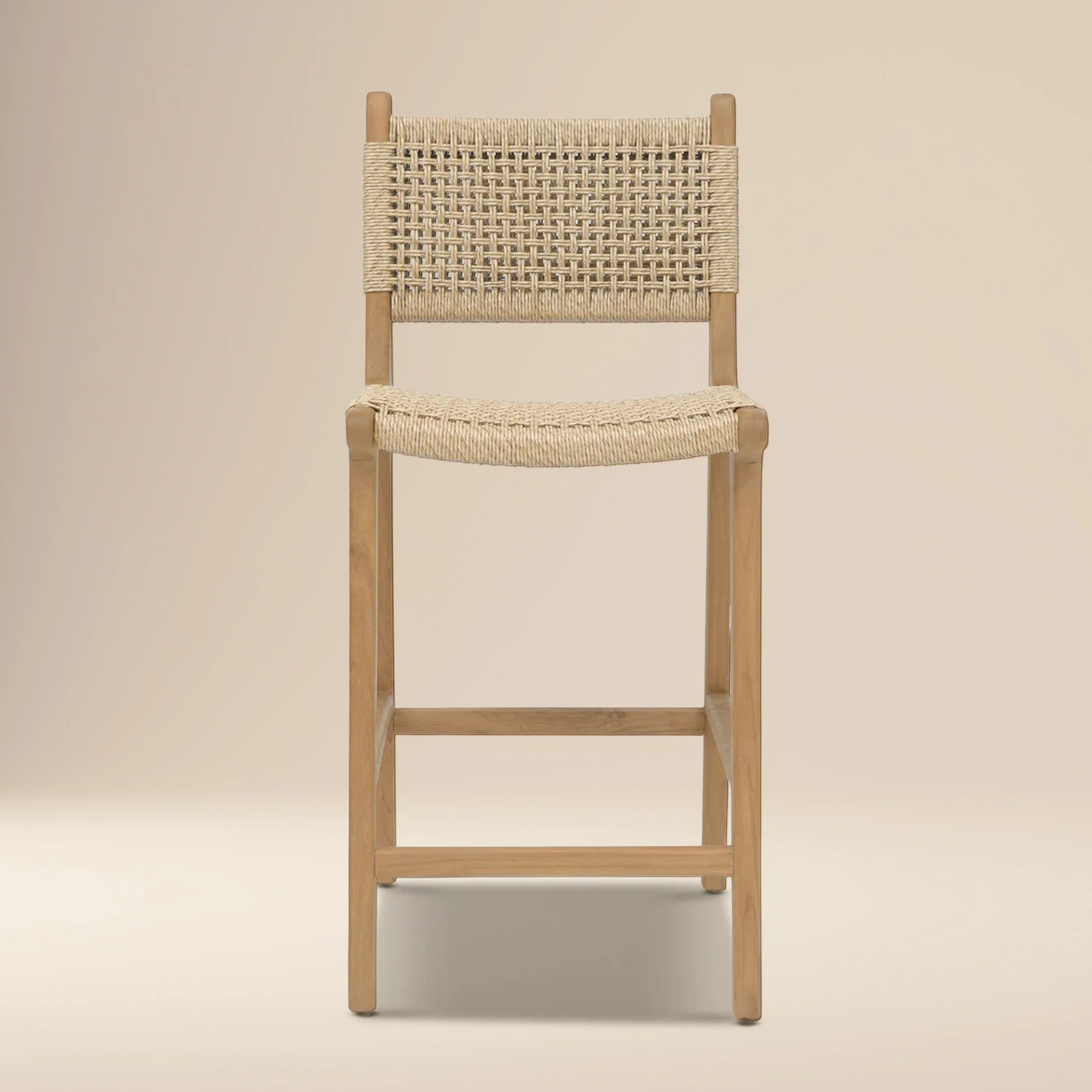 Batu Indoor / Outdoor Counter Height Stool | Natural