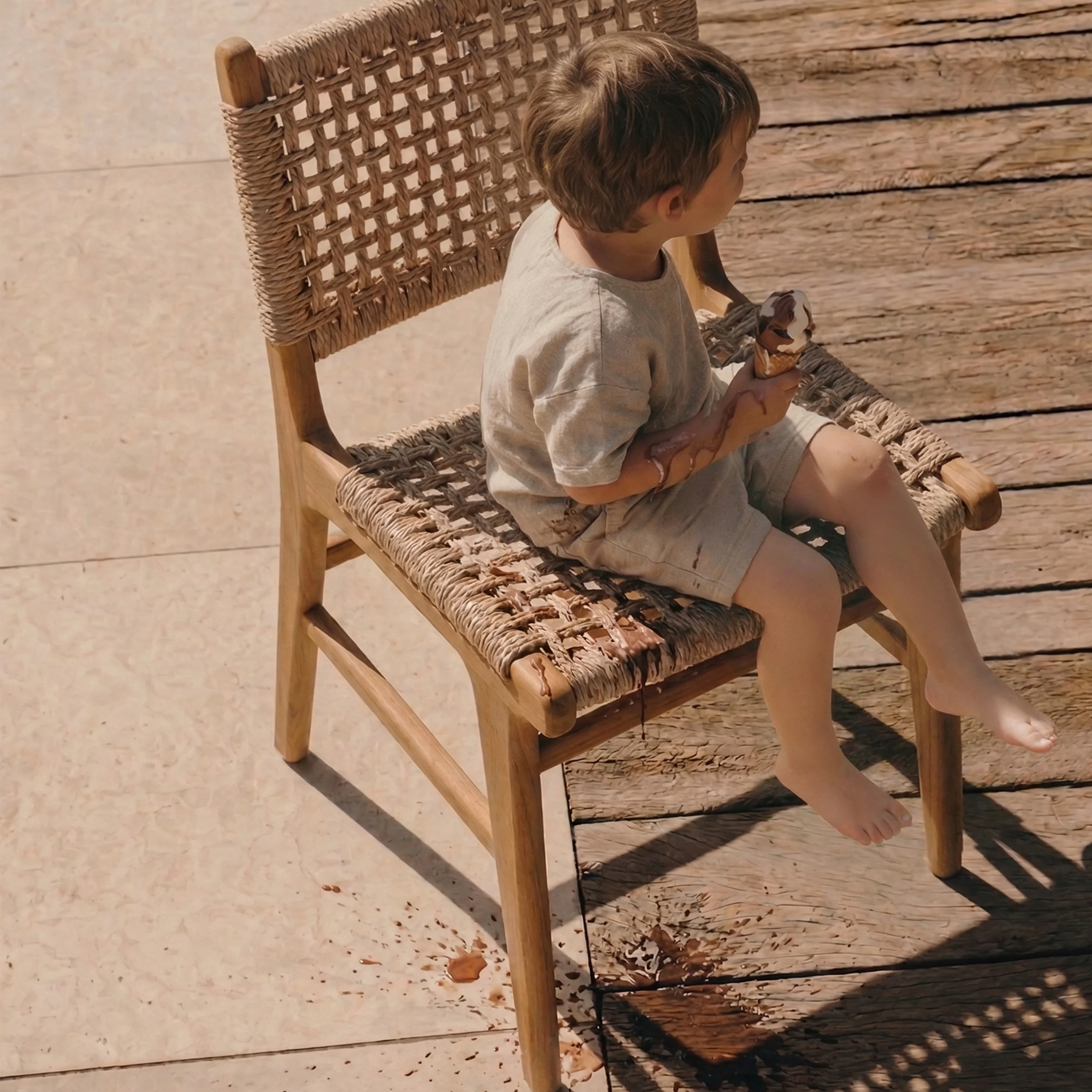 Batu Indoor / Outdoor Dining Chair | Natural - Image 2