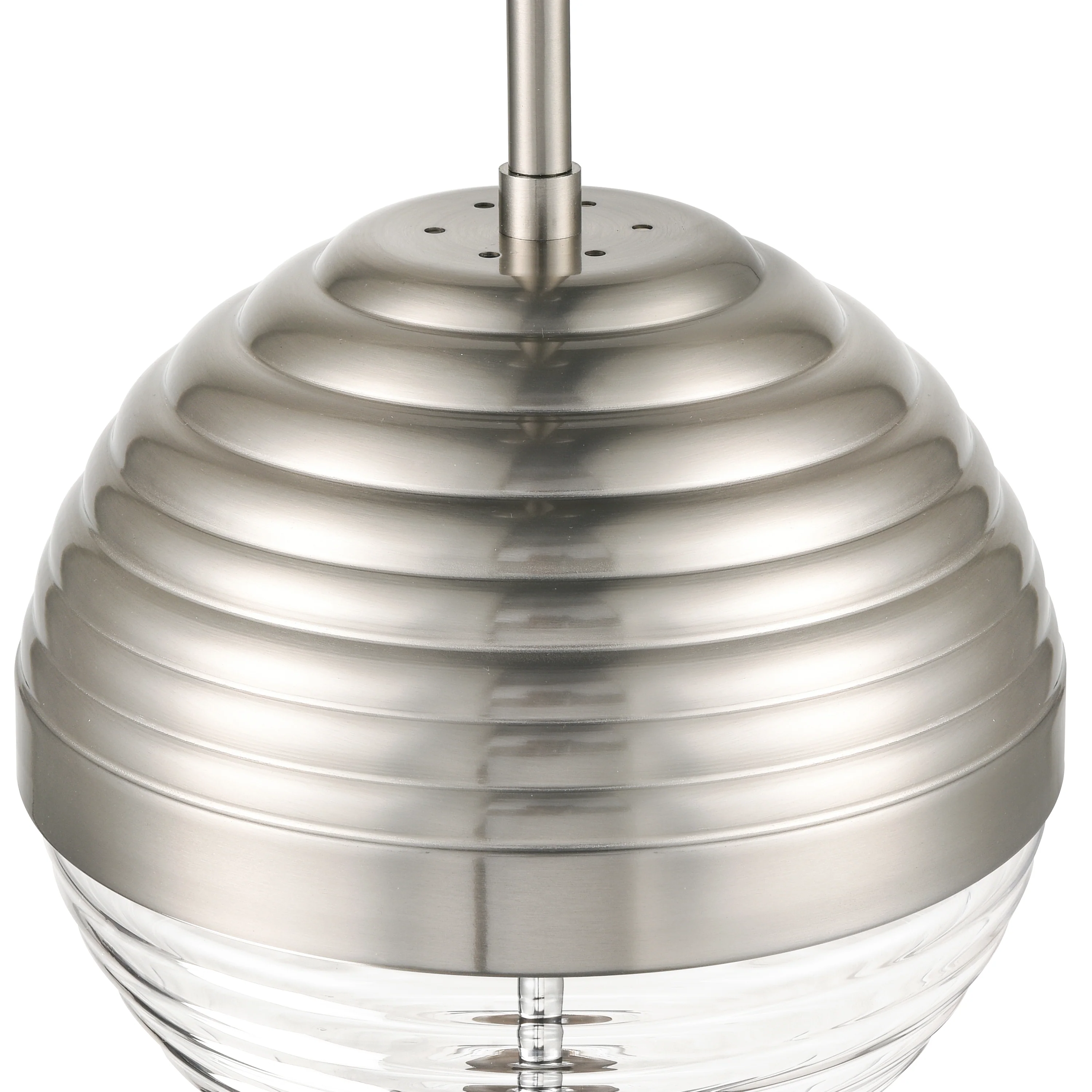 Bea Pendant Light | Satin Nickel/Clear - Image 15