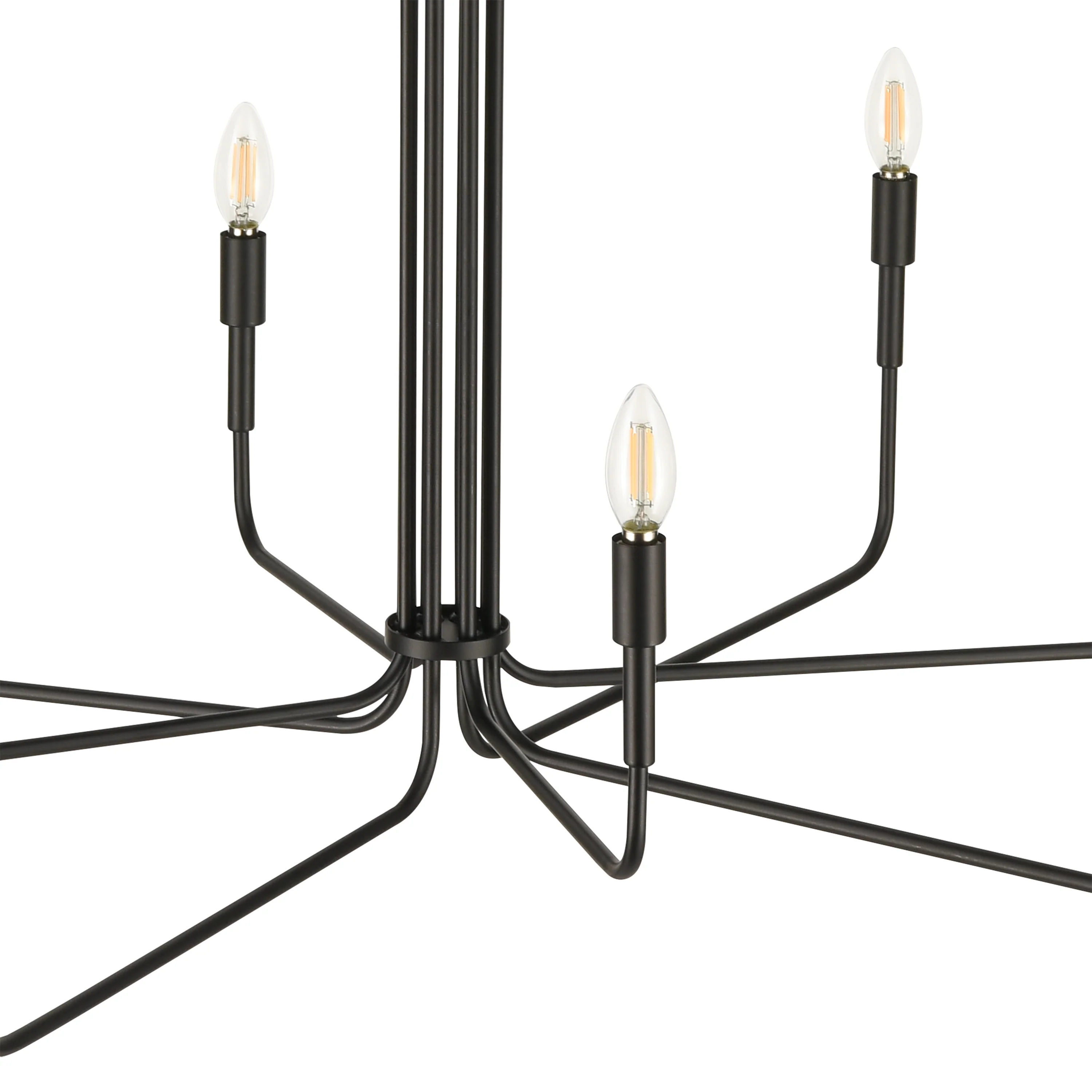 Bella 8-Light Chandelier | Black - Image 13