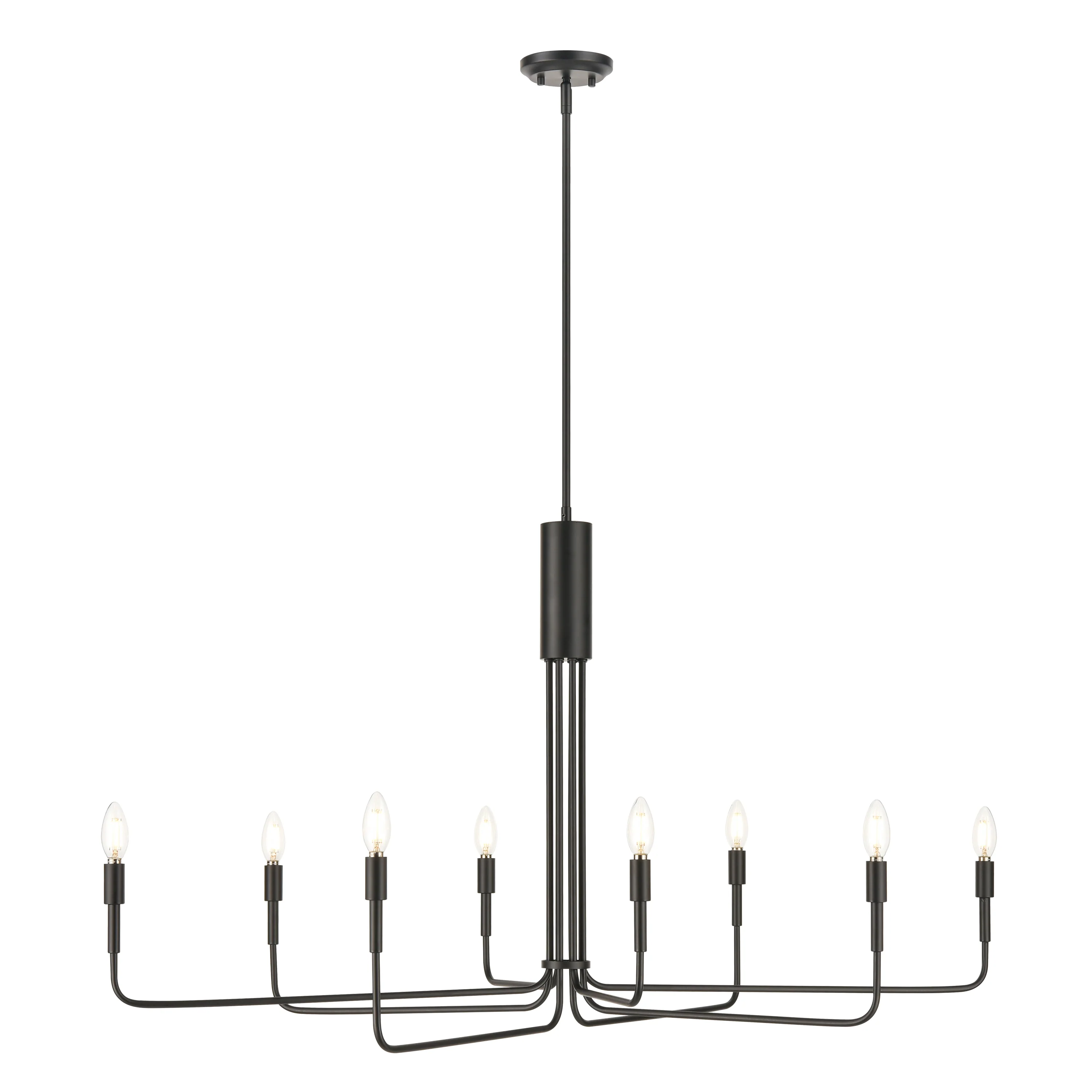 Bella 8-Light Chandelier | Black - Image 7