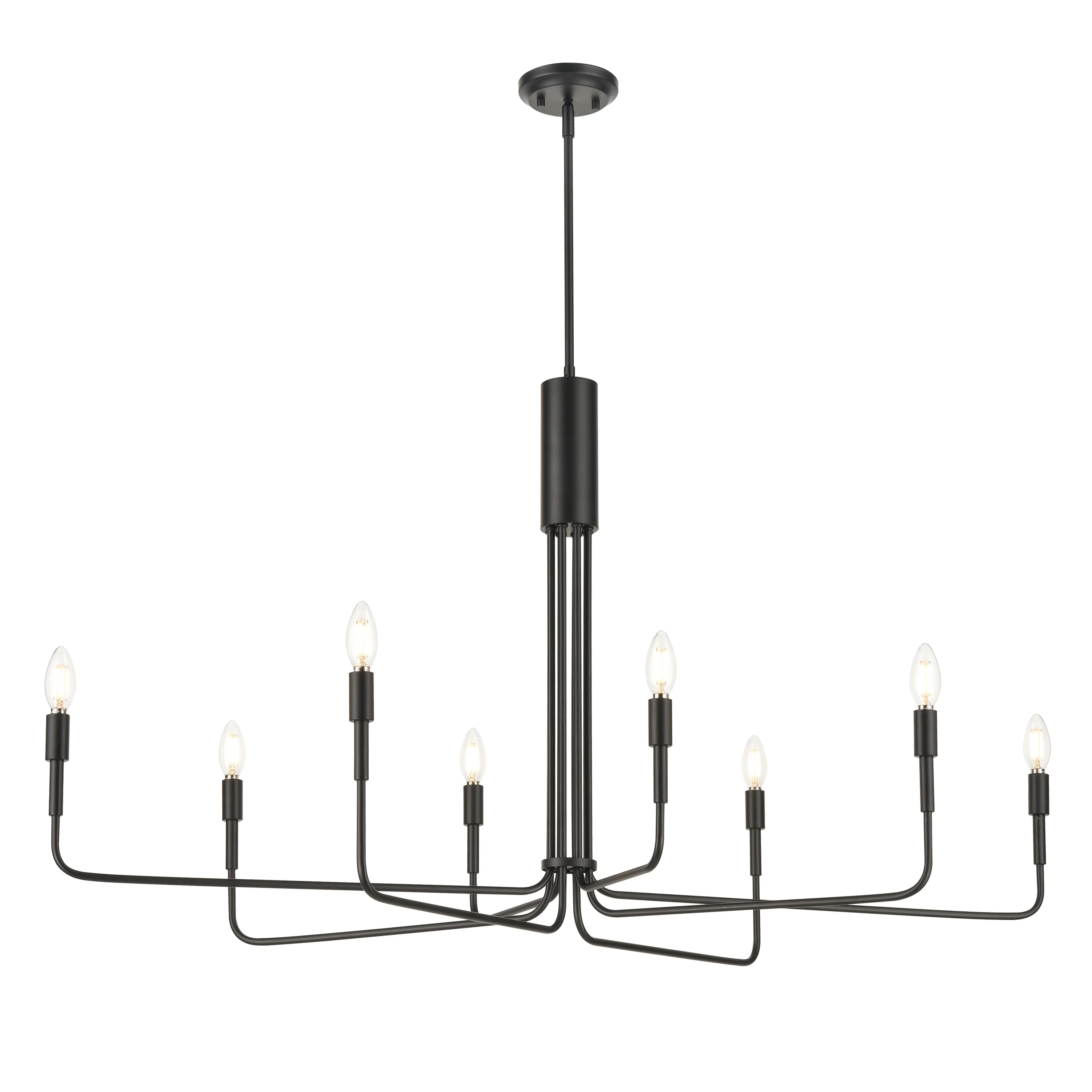 Bella 8-Light Chandelier | Black - Image 8