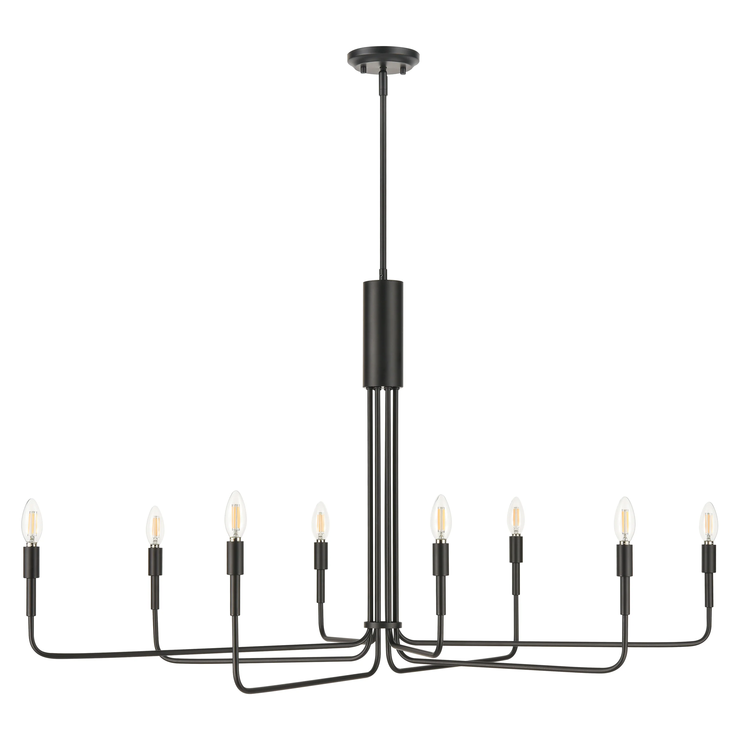 Bella 8-Light Chandelier | Black - Image 9