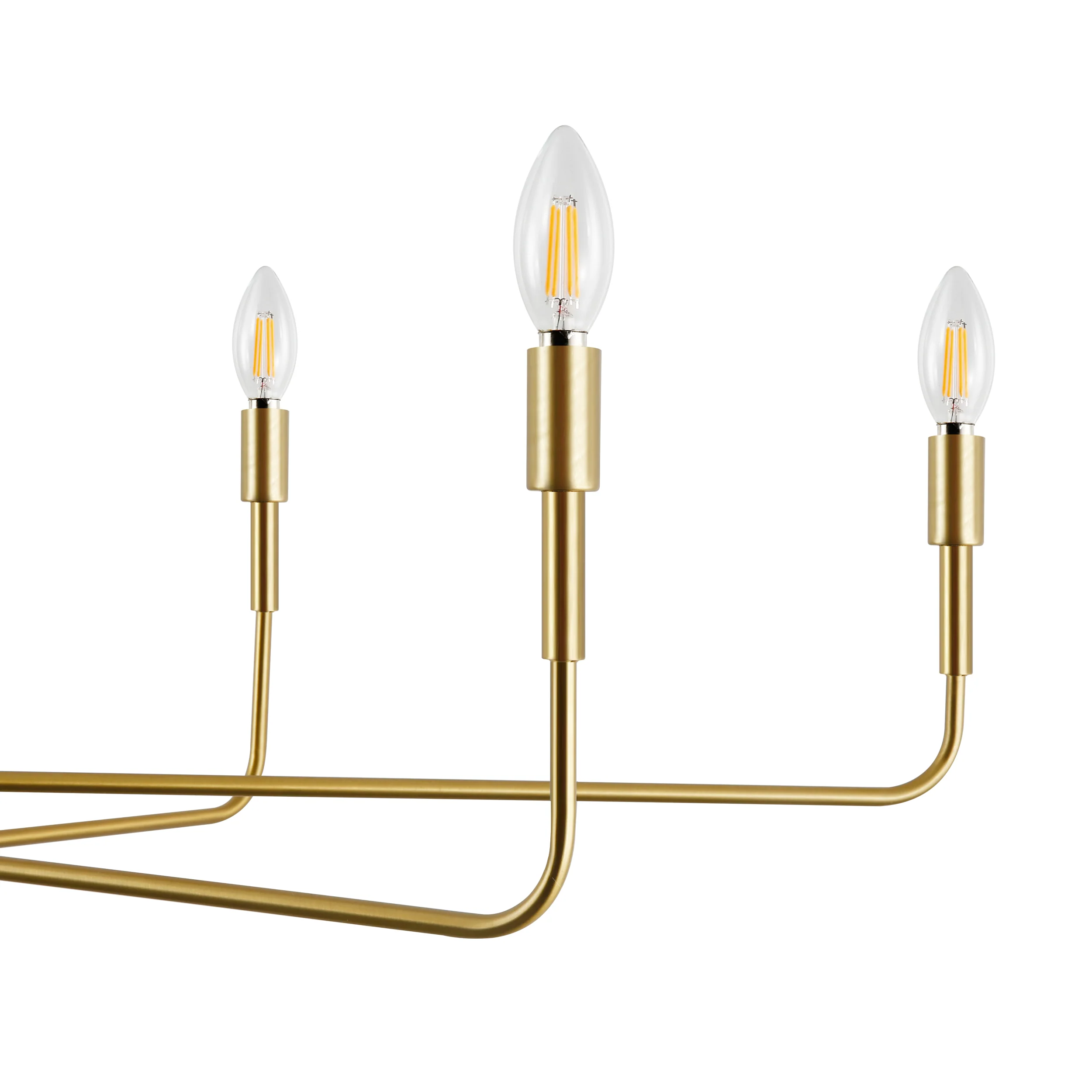 Bella 8-Light Chandelier | Brushed Brass - Image 10