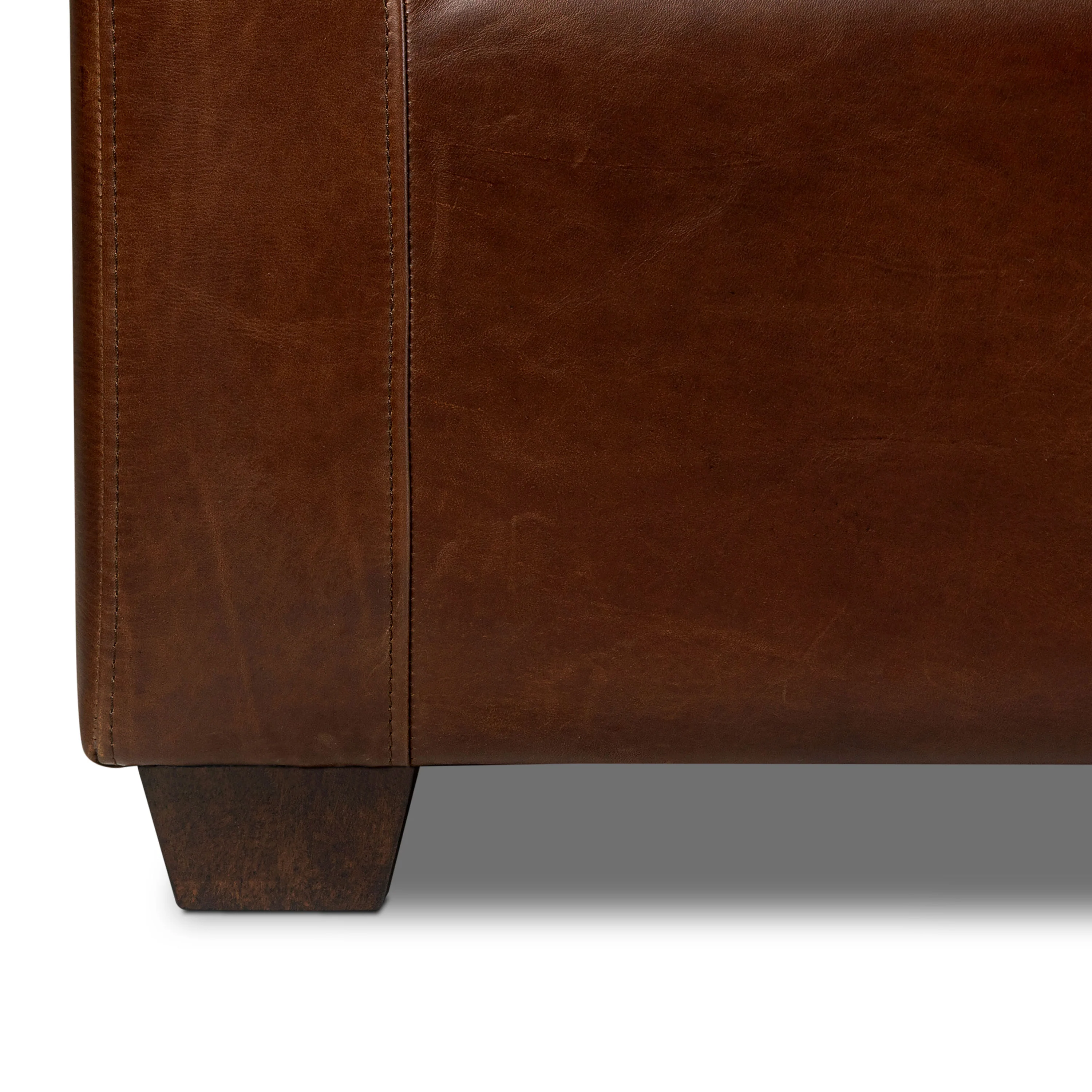 Biltmore 80.5" Leather Pull-Out Convertible Sleeper Sofa | Oscuro Brown - Image 12