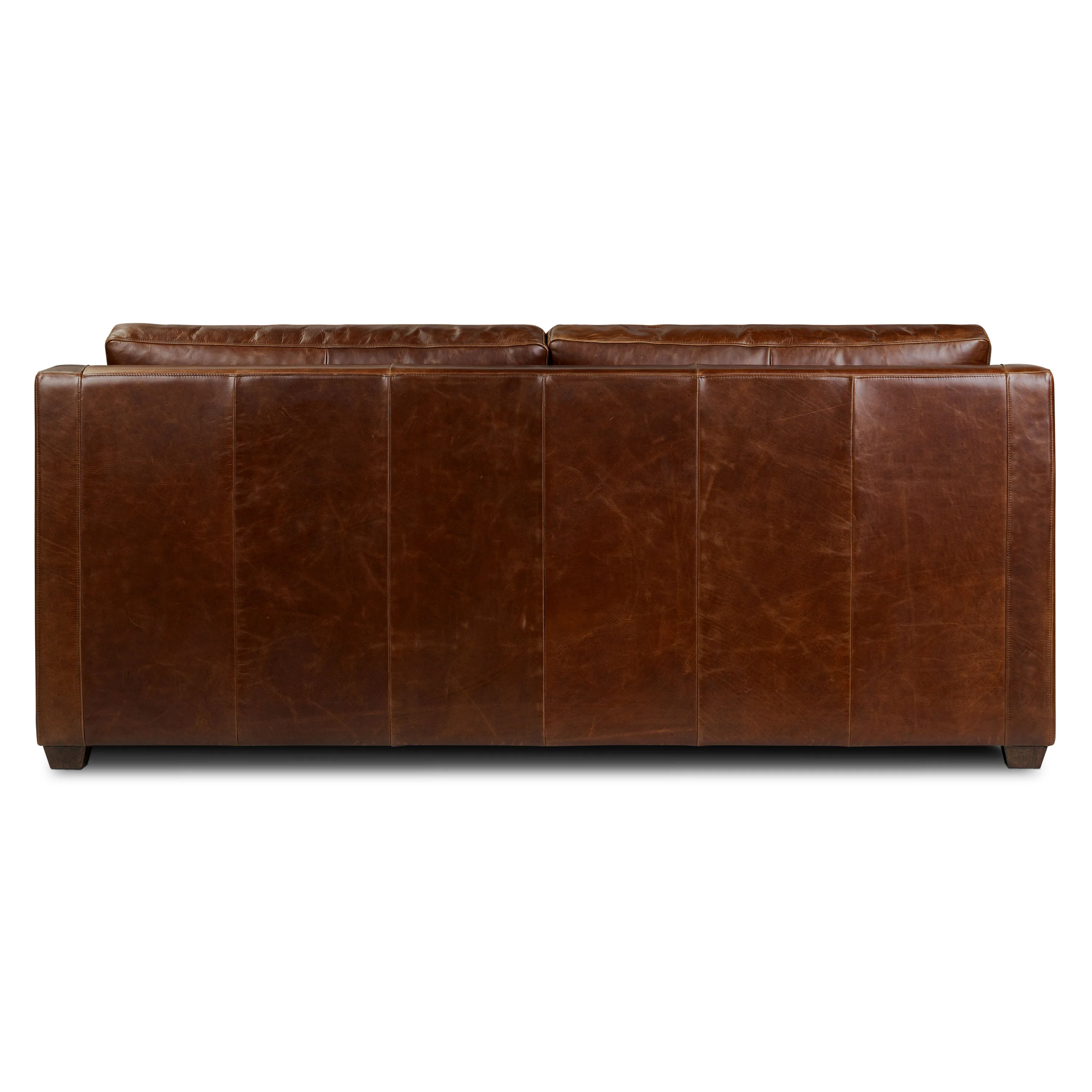 Biltmore 80.5" Leather Pull-Out Convertible Sleeper Sofa | Oscuro Brown - Image 16