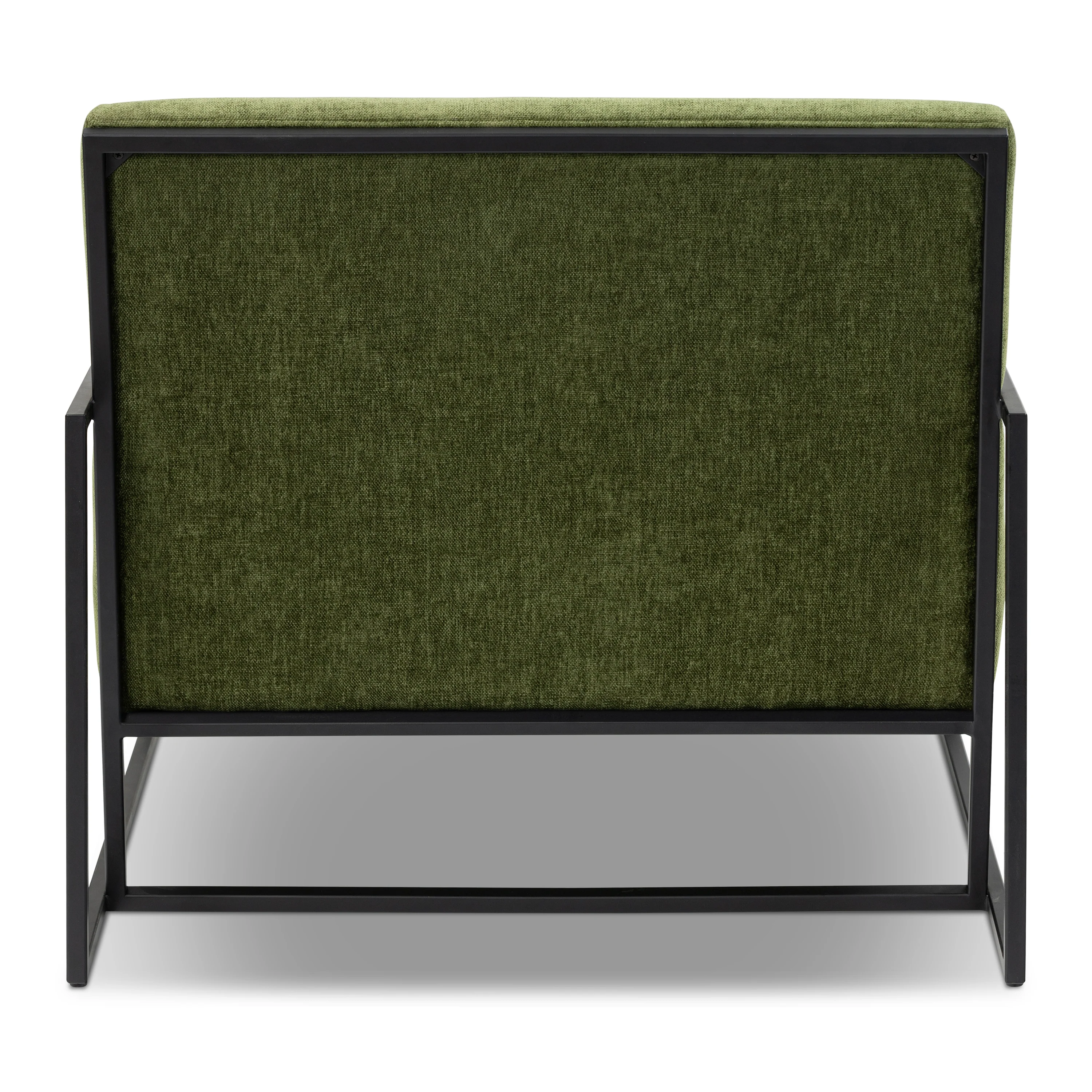 Bo Fabric Lounge Chair | Distressed Green Velvet - Image 9