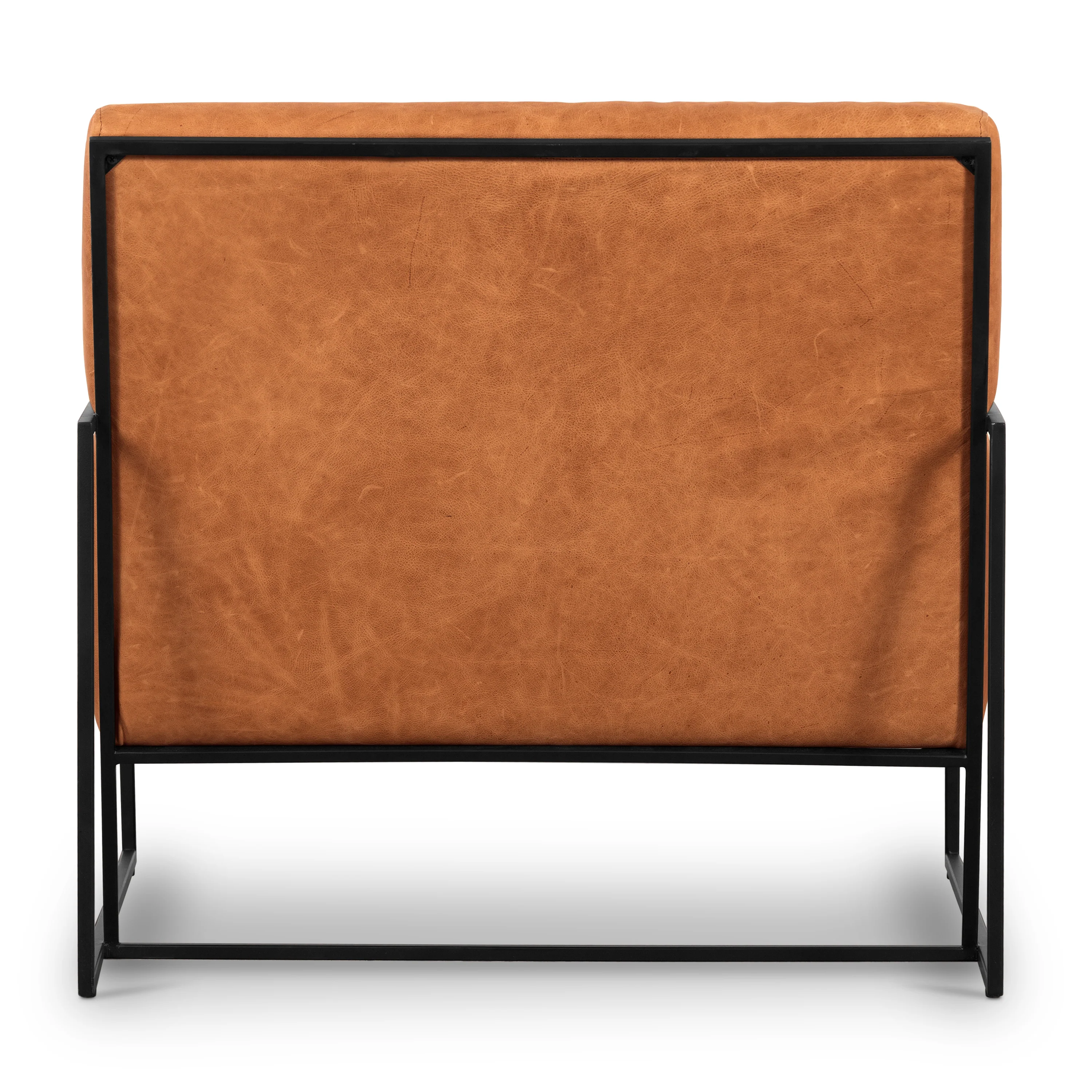 Bo Leather Lounge Chair | Cognac Tan - Image 9