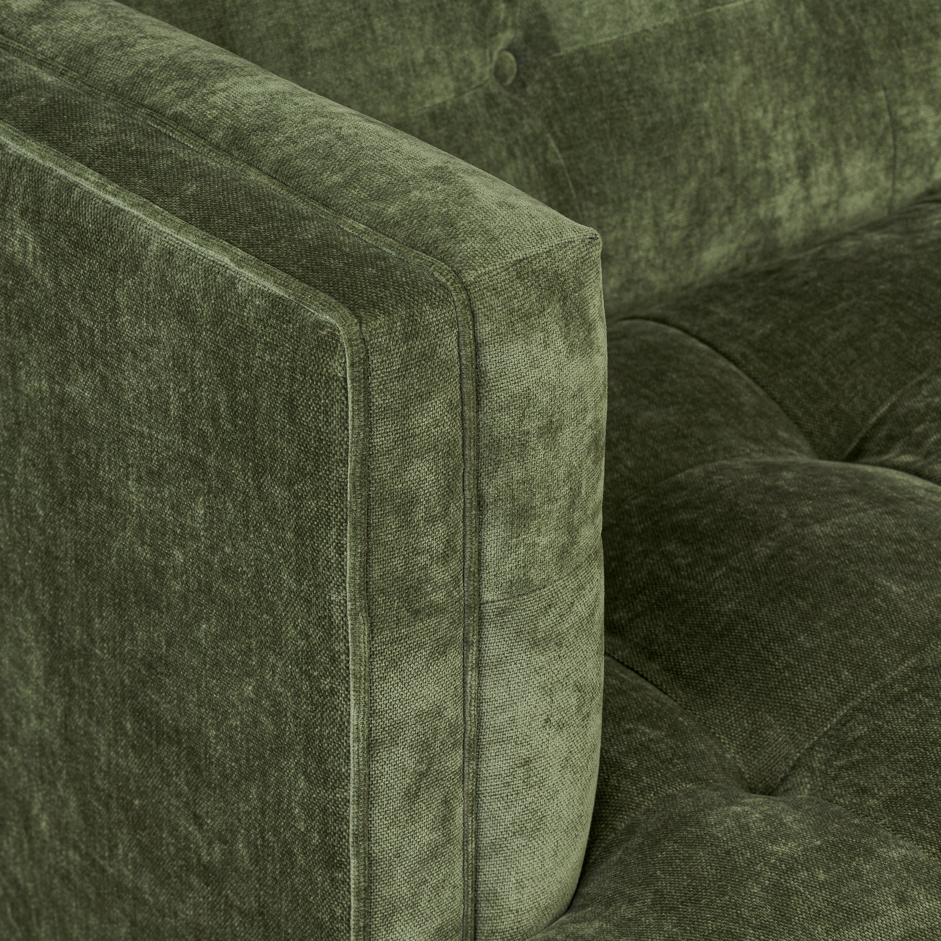 Bolton 100" Sofa | Distressed Green Velvet - Image 11