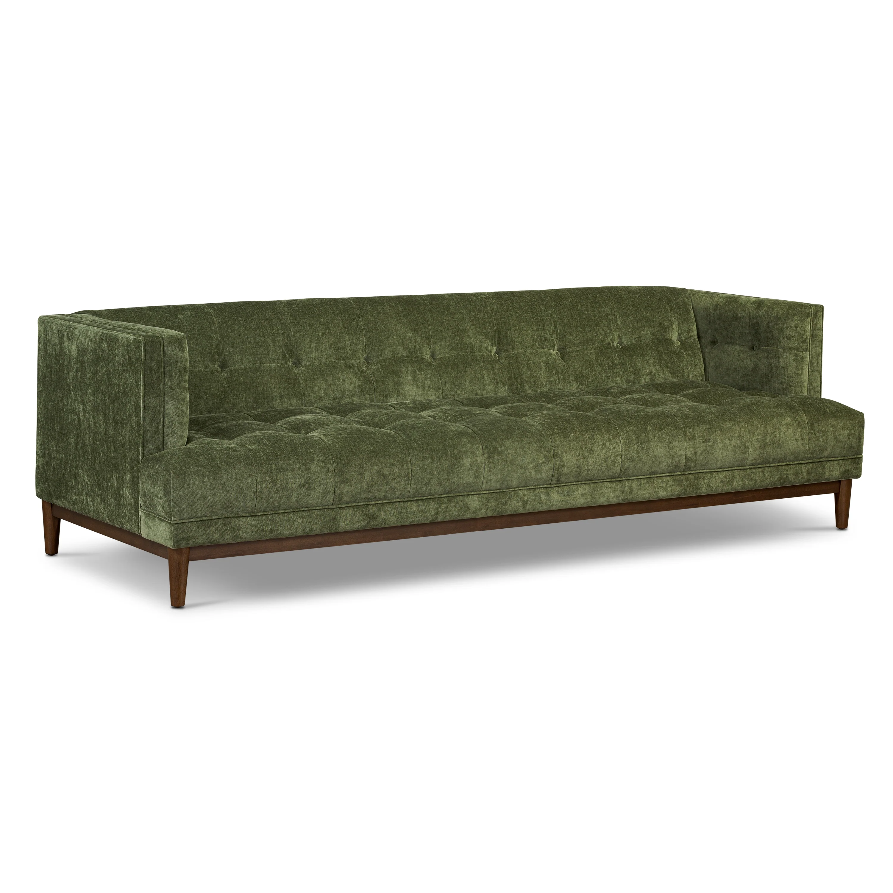 Bolton 100" Sofa | Distressed Green Velvet - Image 5