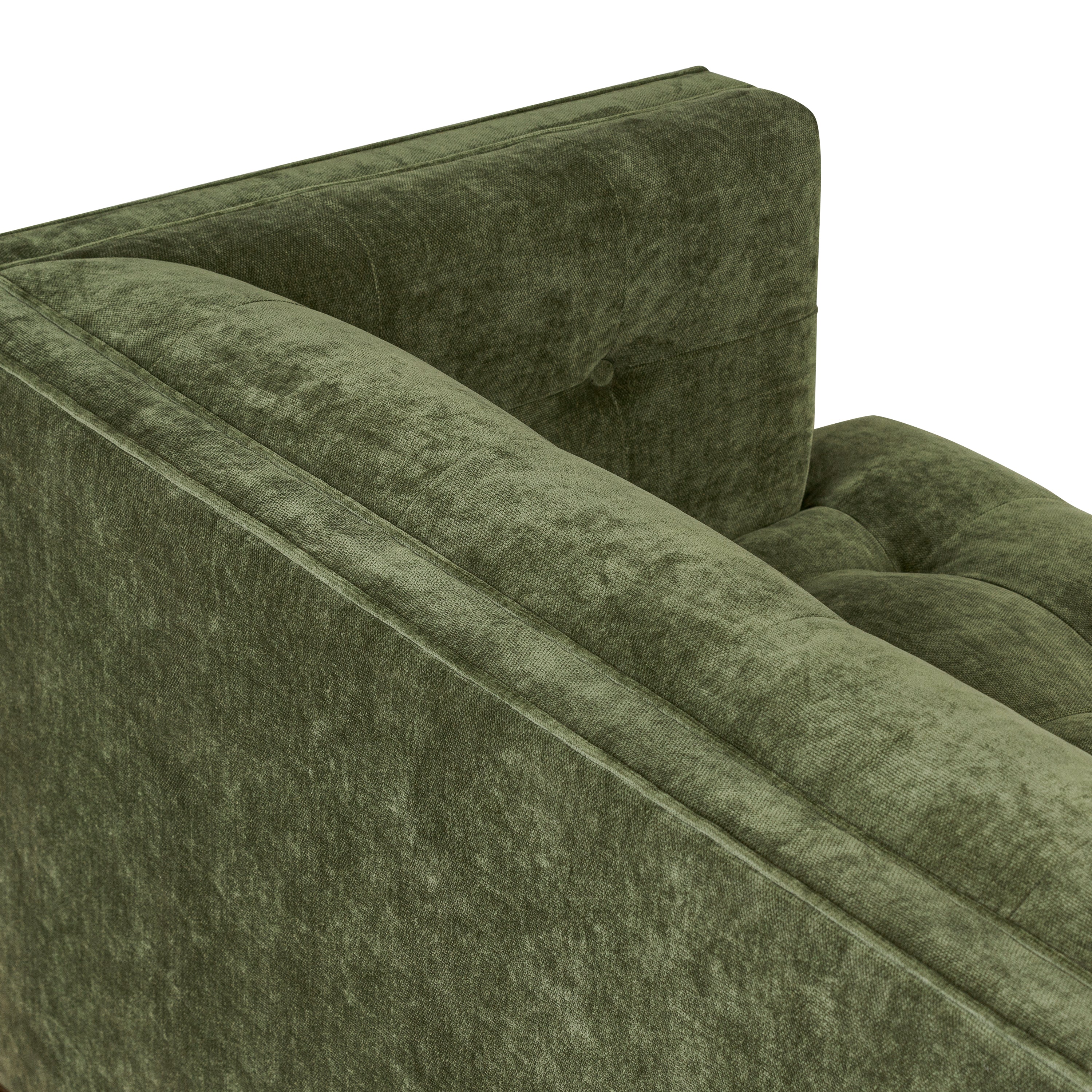 Bolton 100" Sofa | Distressed Green Velvet - Image 9