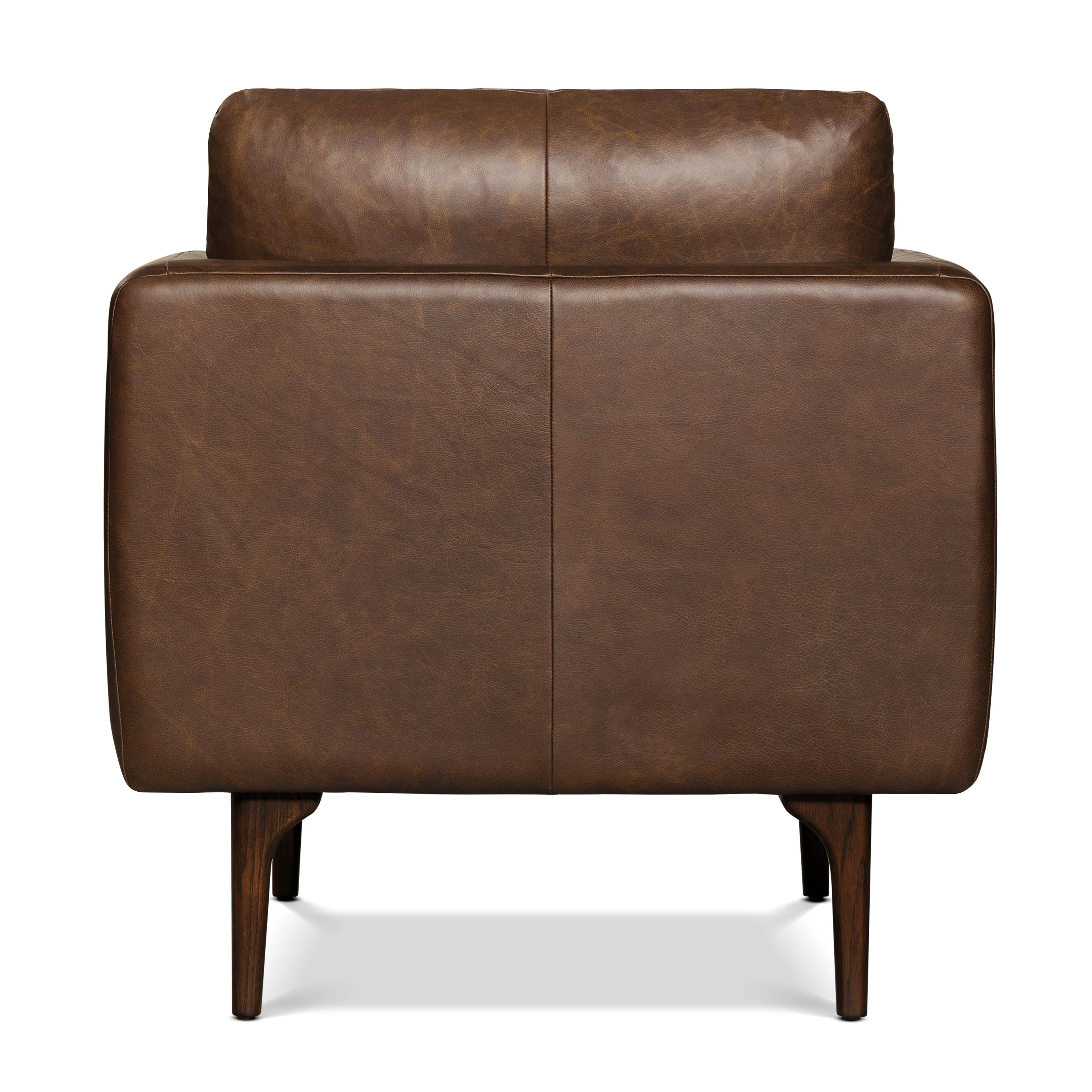 Bosco Leather Lounge Chair | Bridle Brown - Image 7